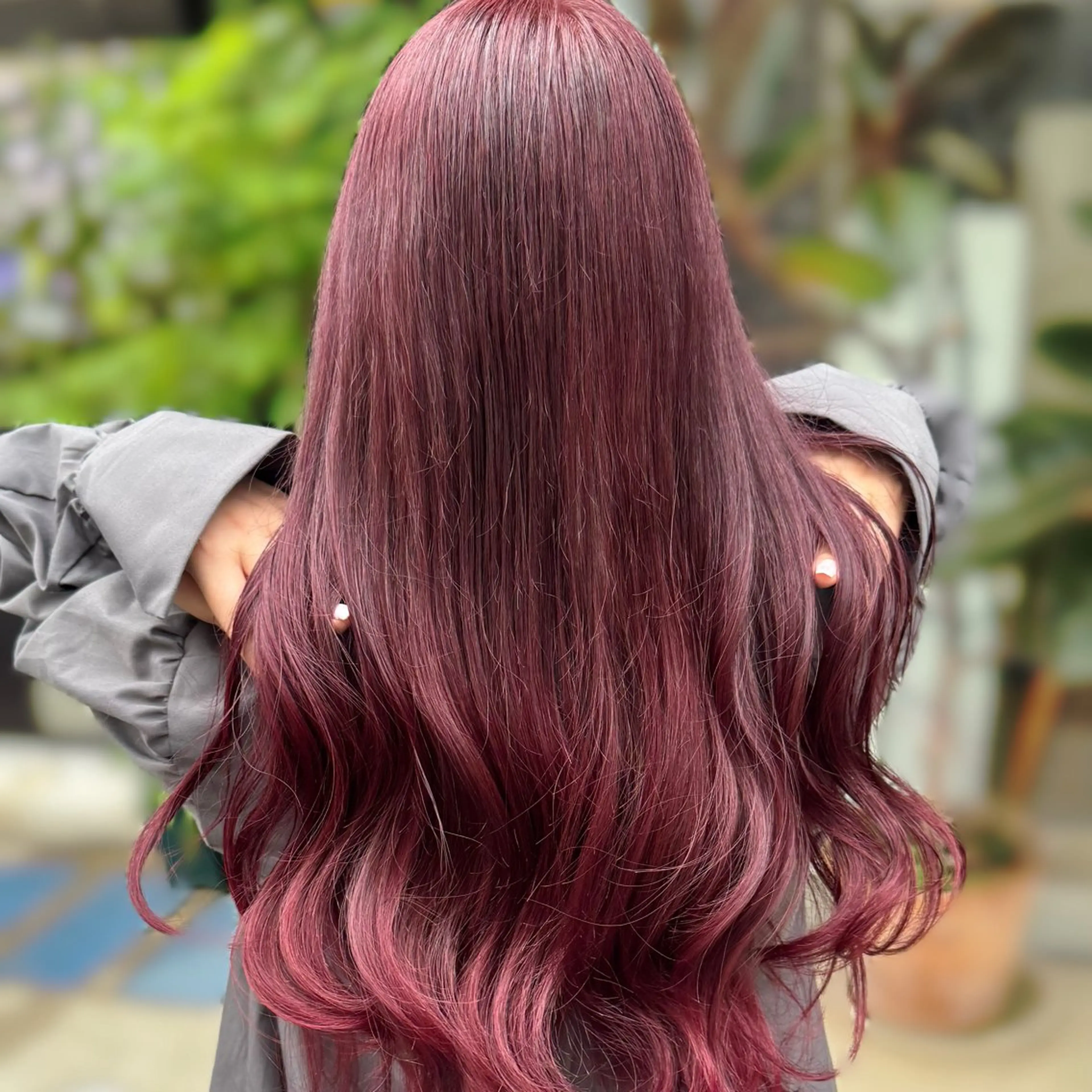 ロング カラー カット ヘアカラー トリートメント ブリーチなしカラー kana🐱のヘアスタイル