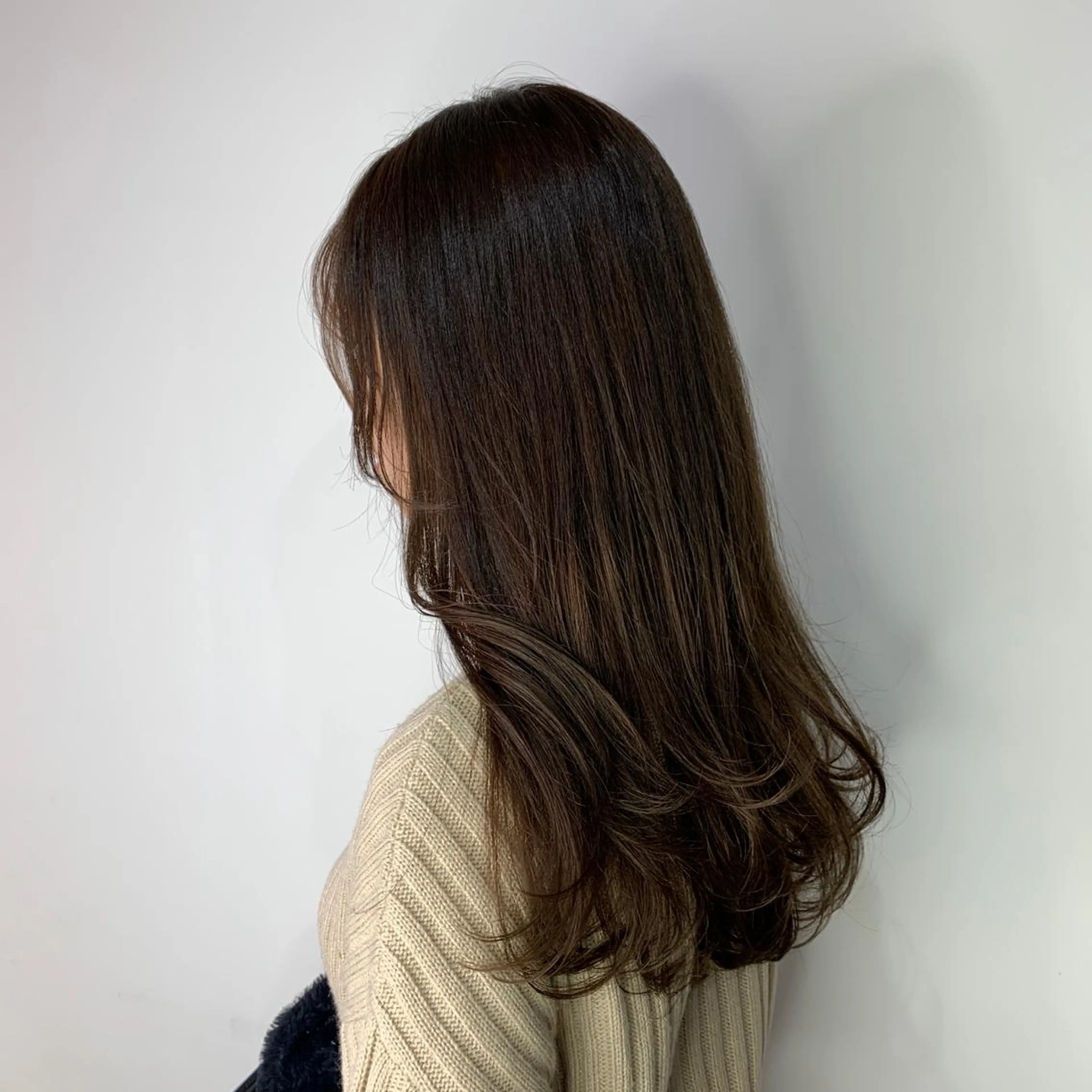 ロング カラー カット ヘアカラー HARUKA韓国ヘア /Luana梅田のヘアスタイル