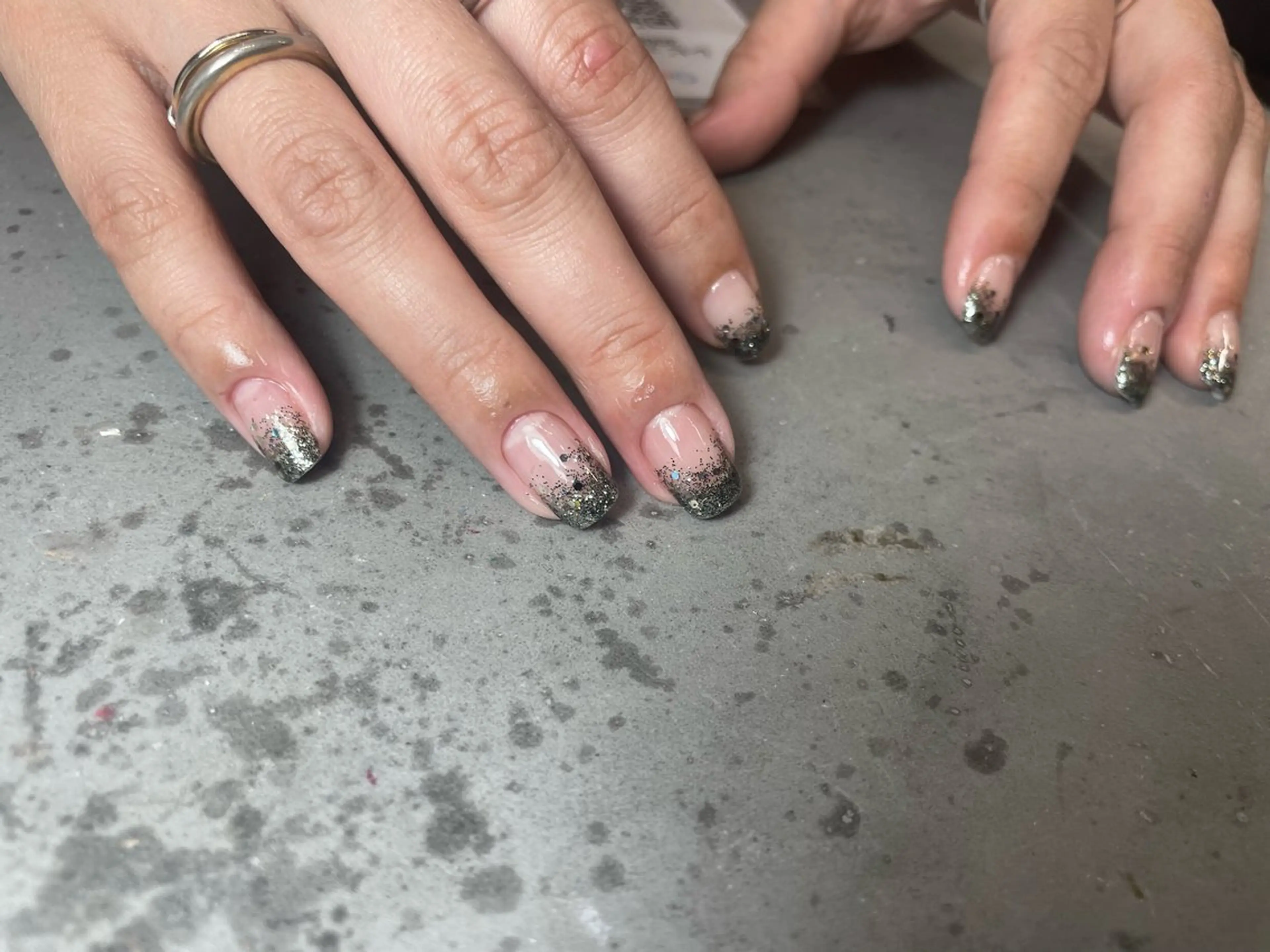 🔮ハンドネイル🔮ジェルラメグラモデル募集中✨ベースカラー＋500円の写真