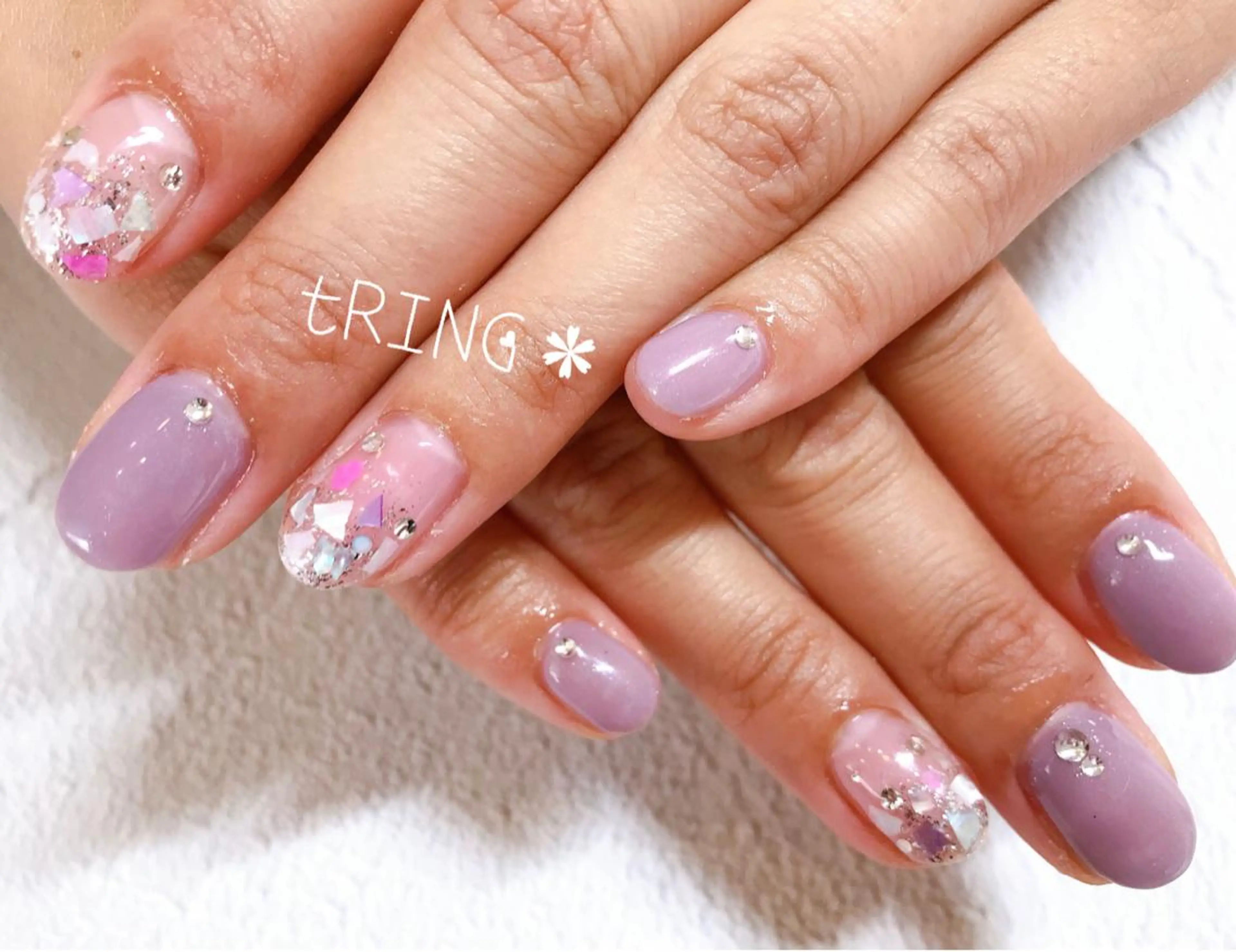 ネイル tRING＊ しいの木台のネイルデザイン