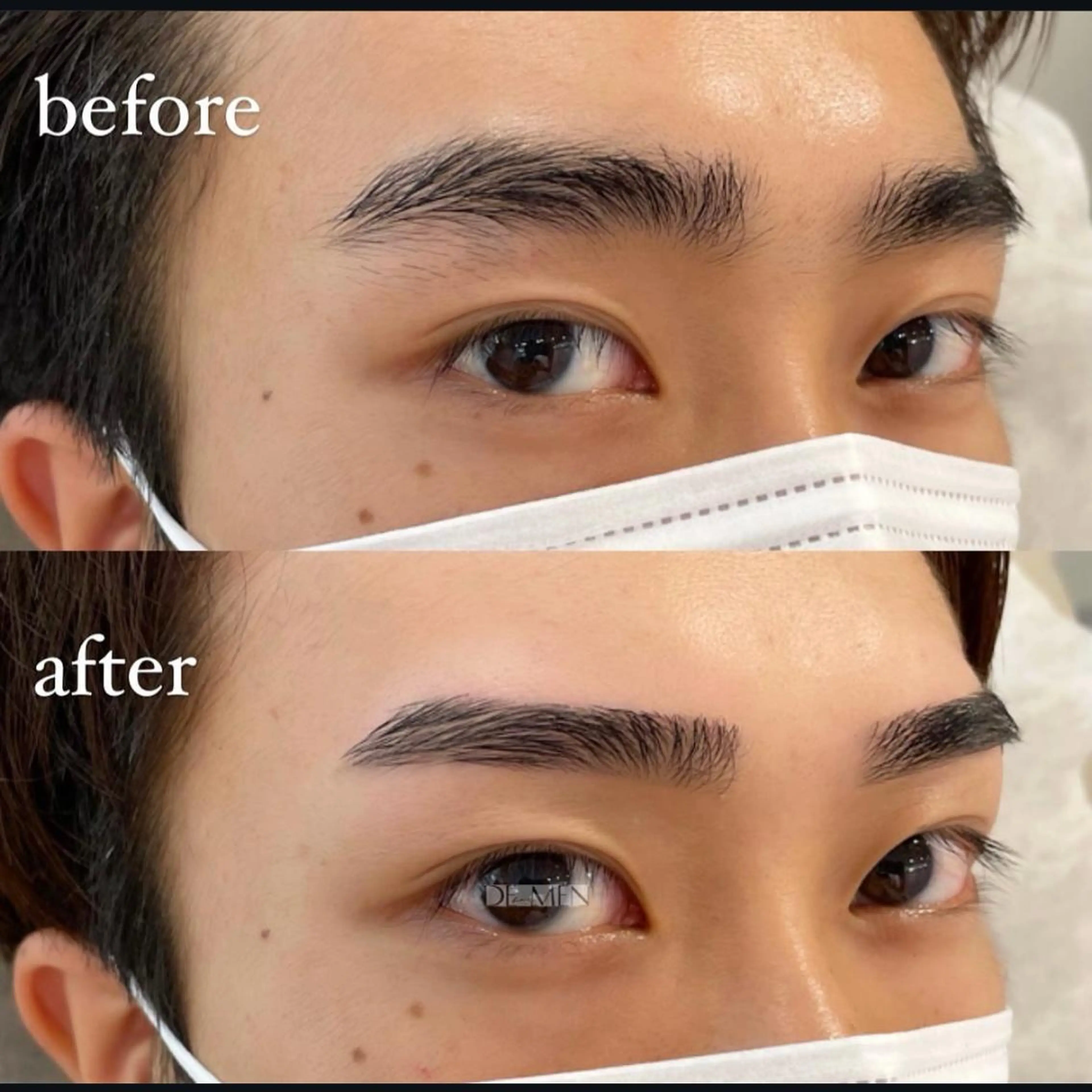 アイブロウ メンズ 志村 Fのマツエク・マツパデザイン