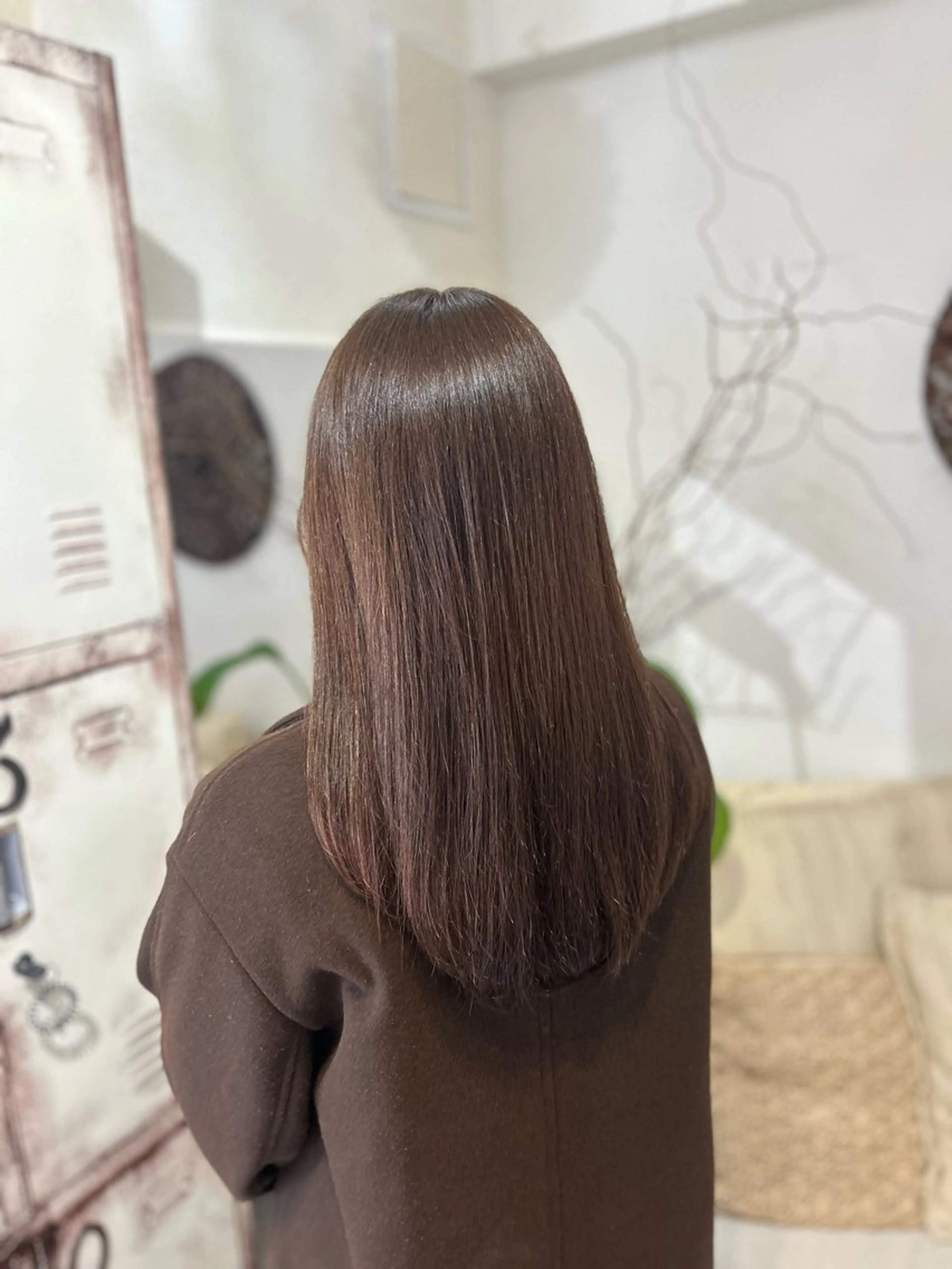 ロング カラー カット ヘアカラー トリートメント ヘッドスパ putri 川邉 優花のヘアスタイル