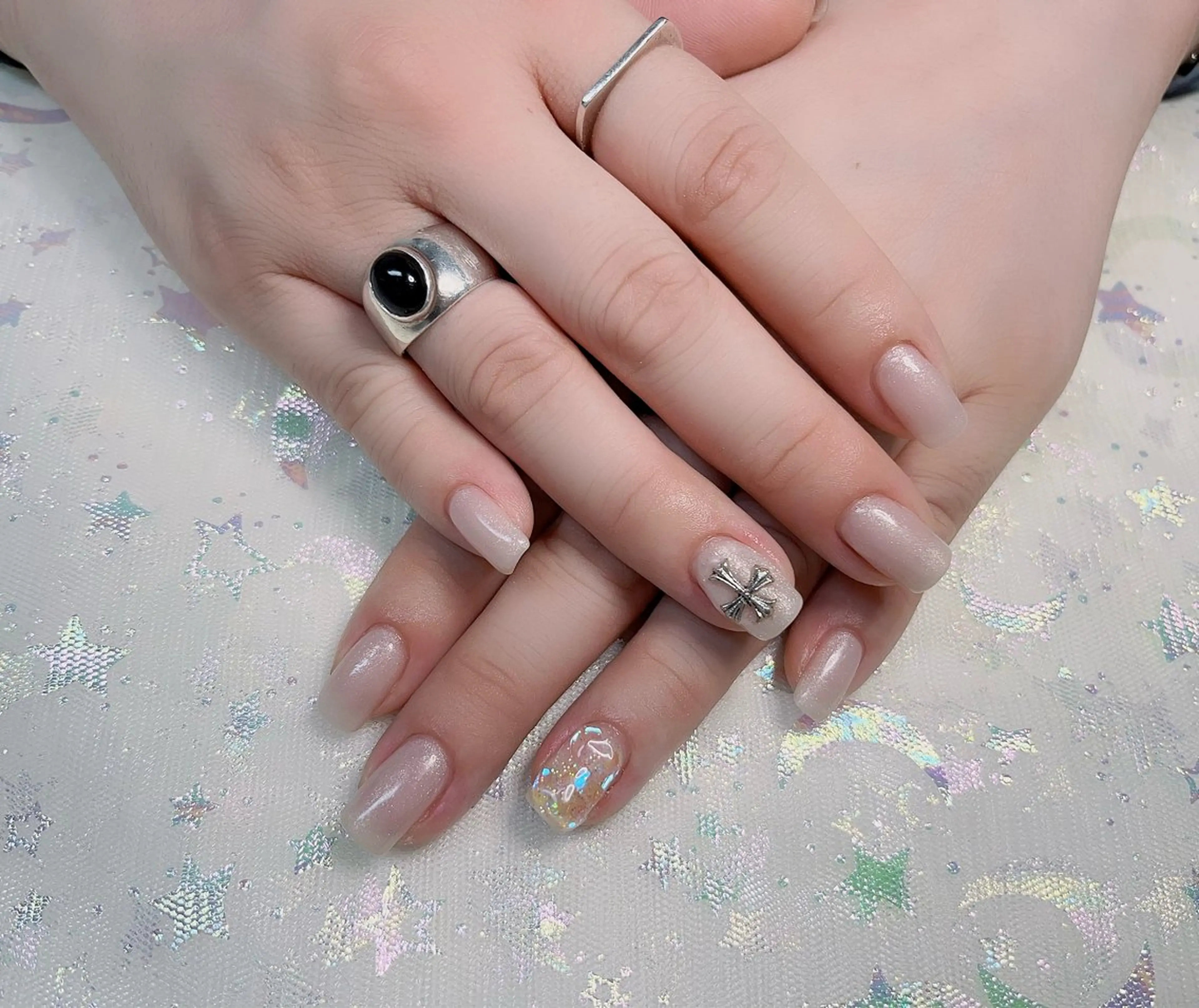ネイル ジェルネイル ワンカラーネイル ソフトジェル Rs nail 新宿西口のネイルデザイン