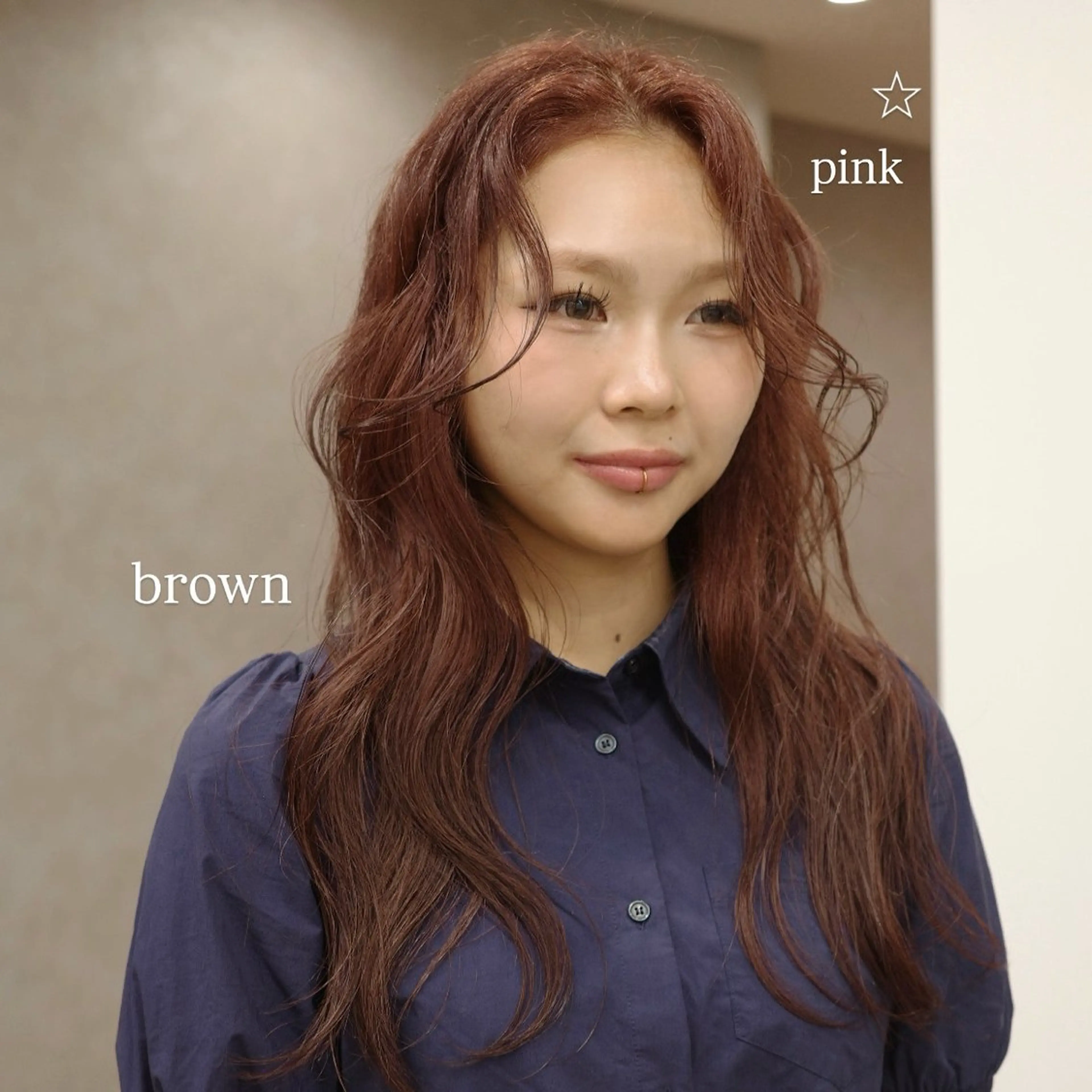 ロング カラー ブラウンカラー カット ヘアカラー arisa/暖色 /伏見/レイヤーのヘアスタイル