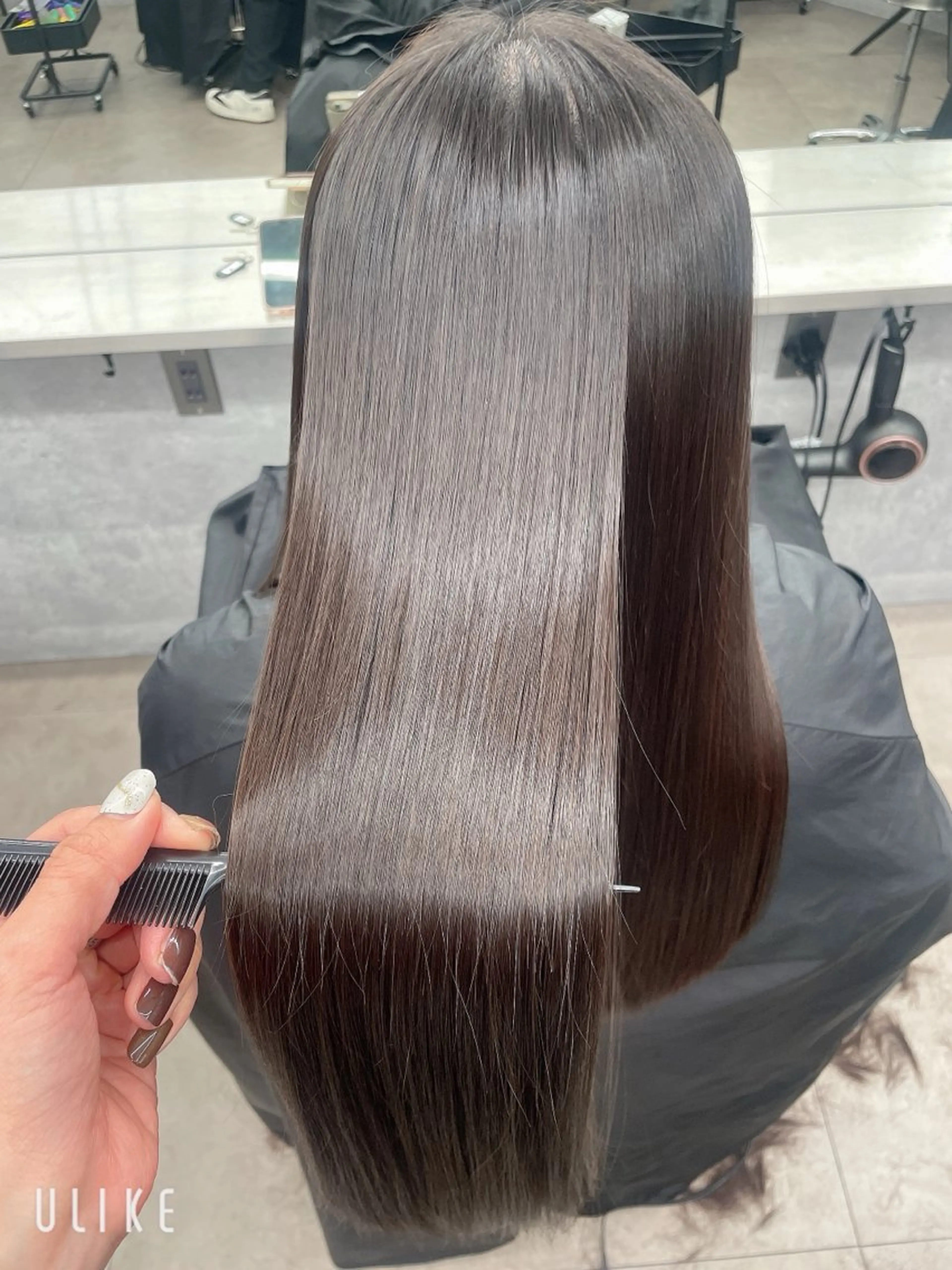 セミロング カラー ヘアアレンジ カット 縮毛矯正 トリートメント ヘッドスパ ヘアセット 髪質改善/縮毛/新宿 🫧SUZUKA🫧のヘアスタイル