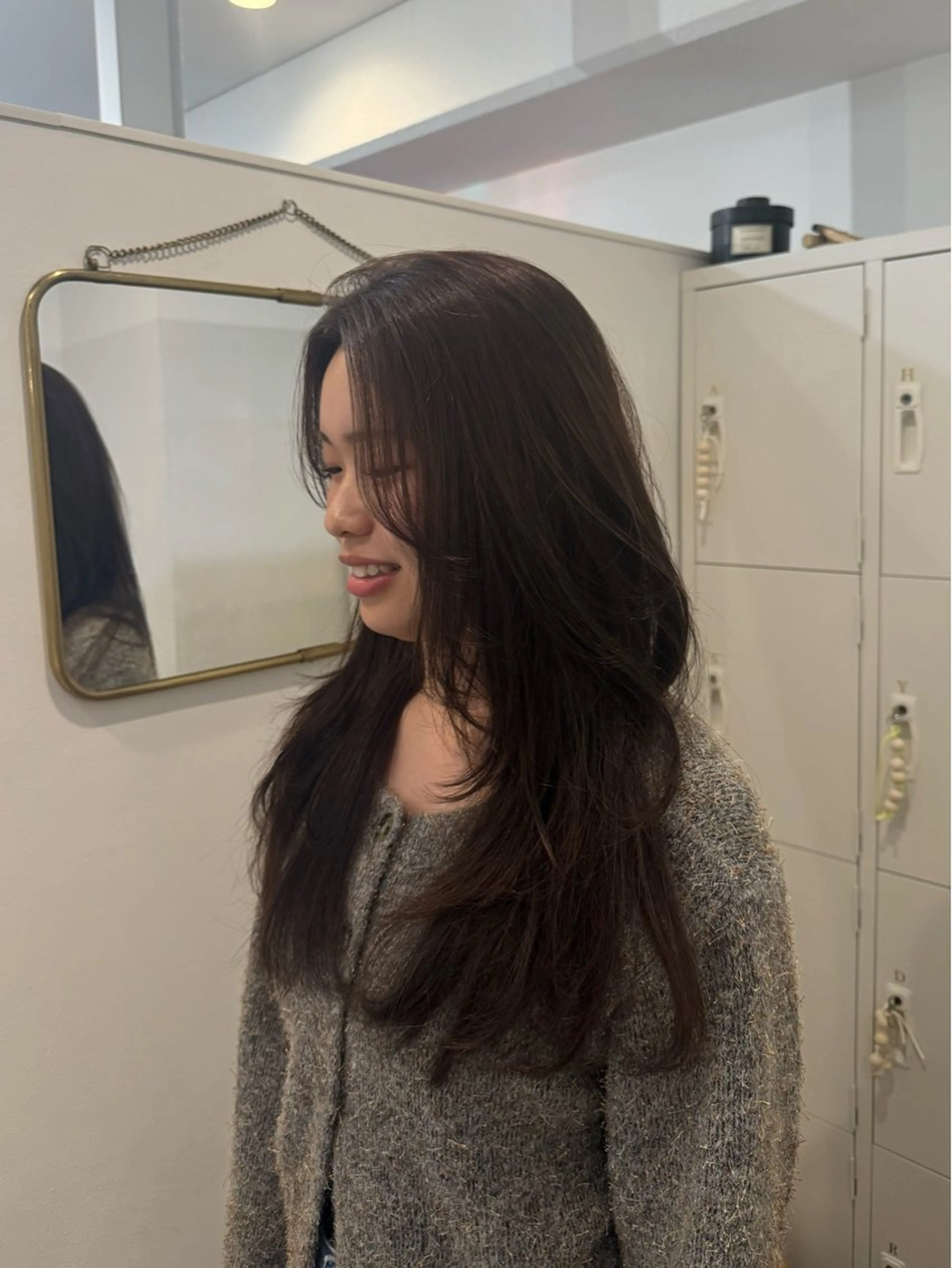 ロング カラー レイヤーカット カット ヘアカラー H 梅田所属・藤本 泰 / カットモデル様募集中のヘアスタイル