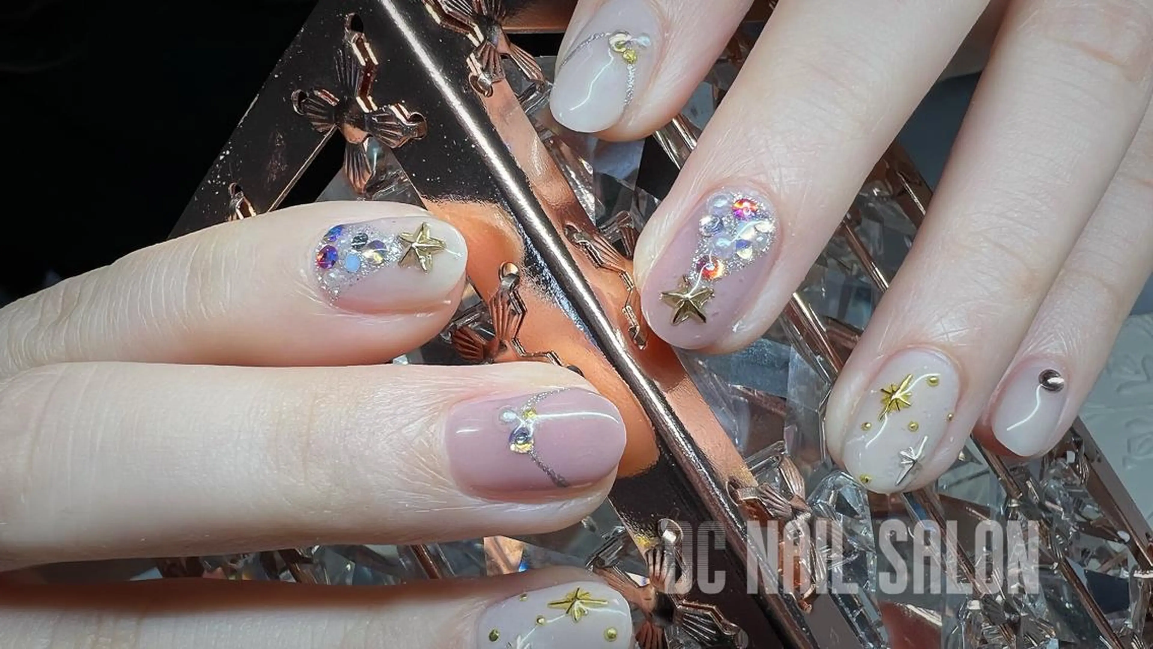 ネイル アートネイル 冬ネイル クリスマス DC nail salonのネイルデザイン