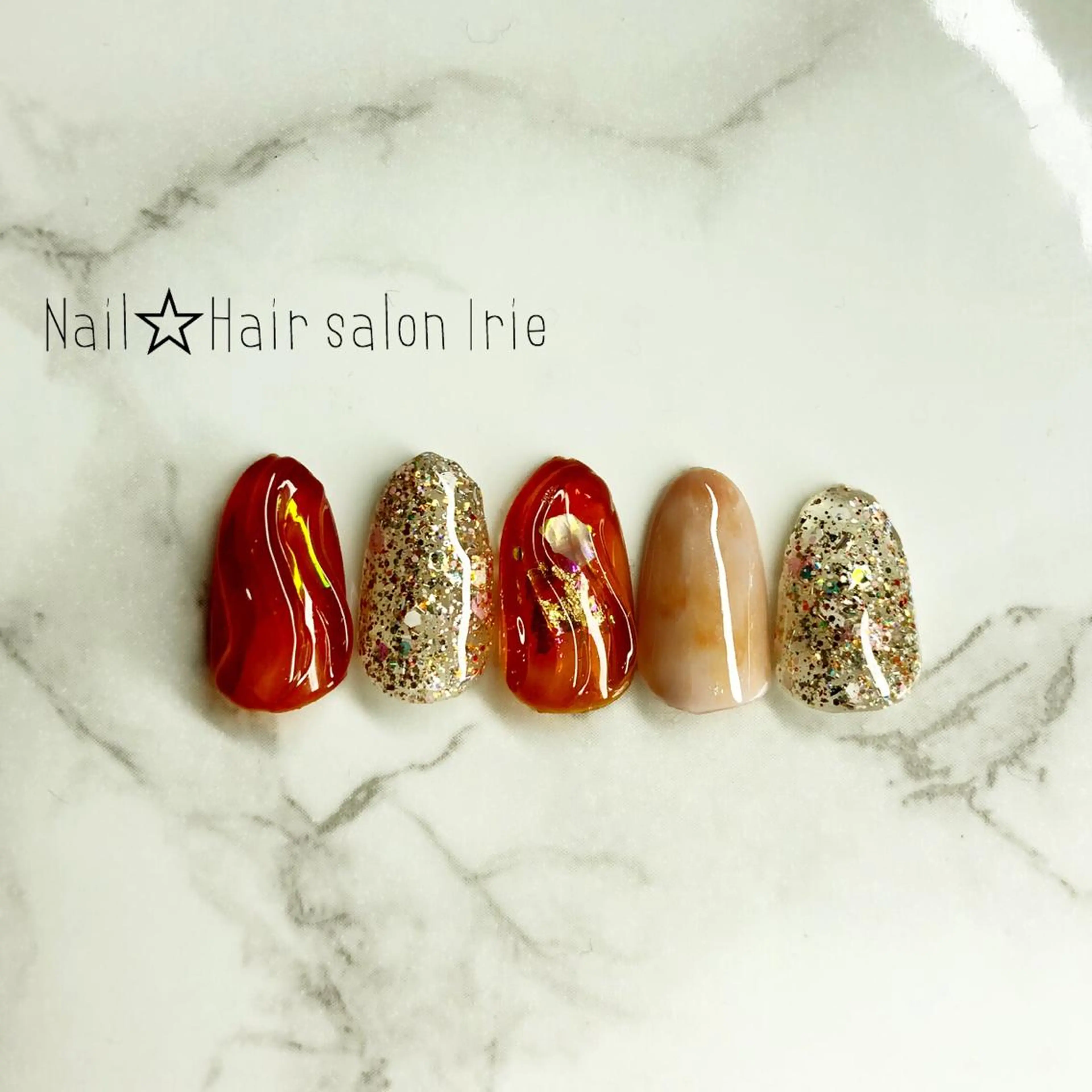 ネイル Hair salon Irie所属・與儀 知佳のネイルデザイン