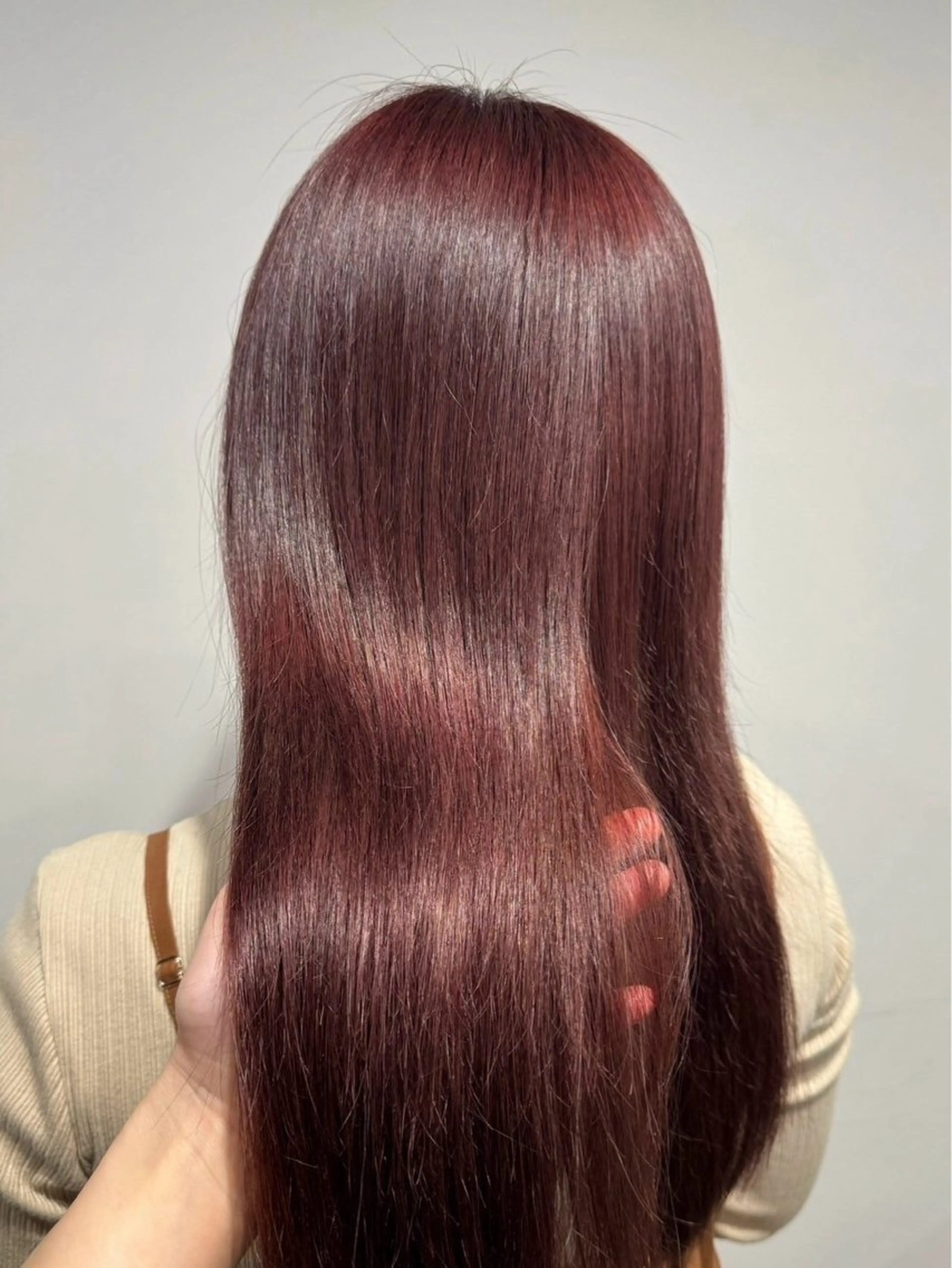 ロング ヘアカラー 暖色カラー🌺／ 髪質改善🌿／ゆうかのヘアスタイル