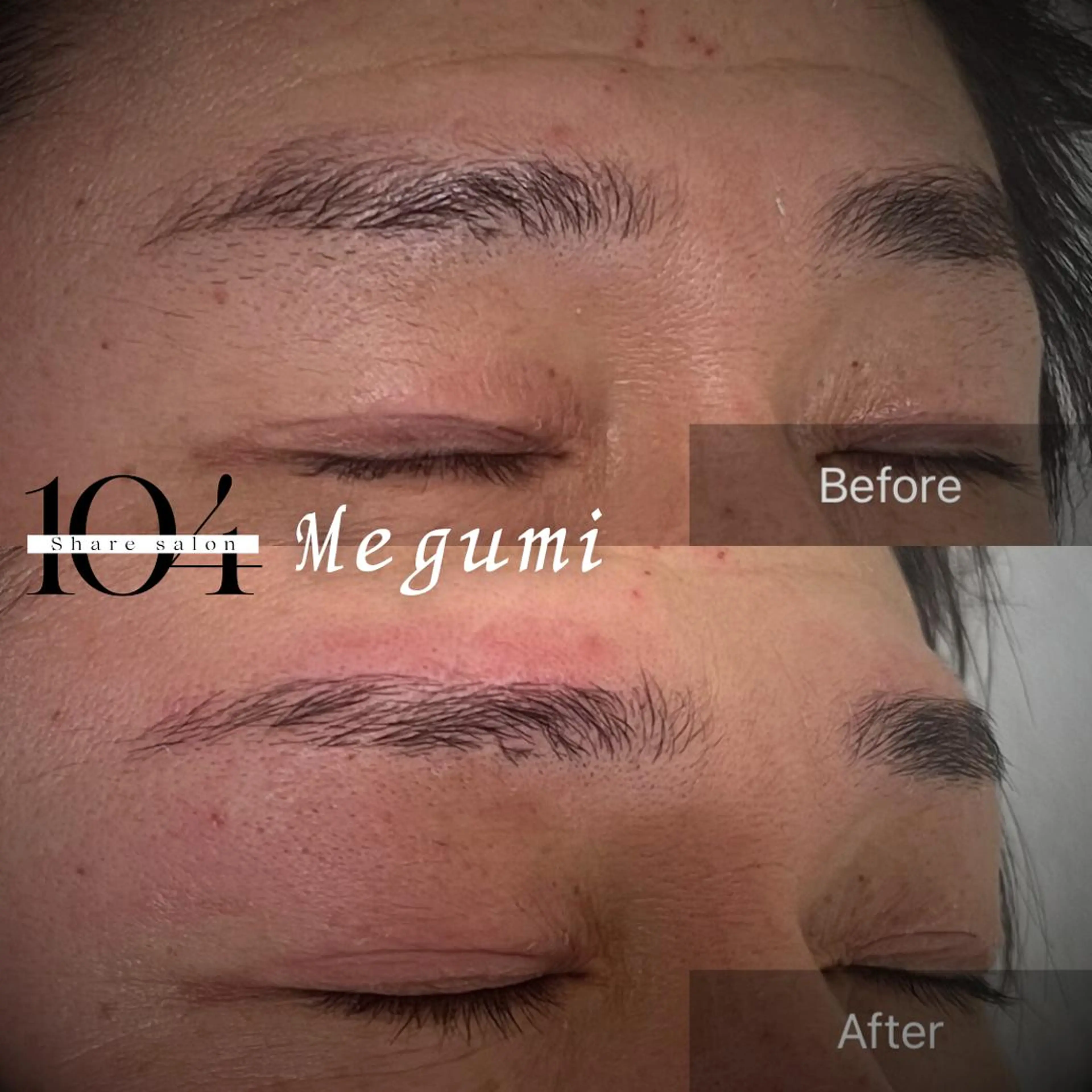 アイブロウ メンズアイブロウ ワックス脱毛 メンズ眉・ネイル歓迎 Megumiのネイルデザイン