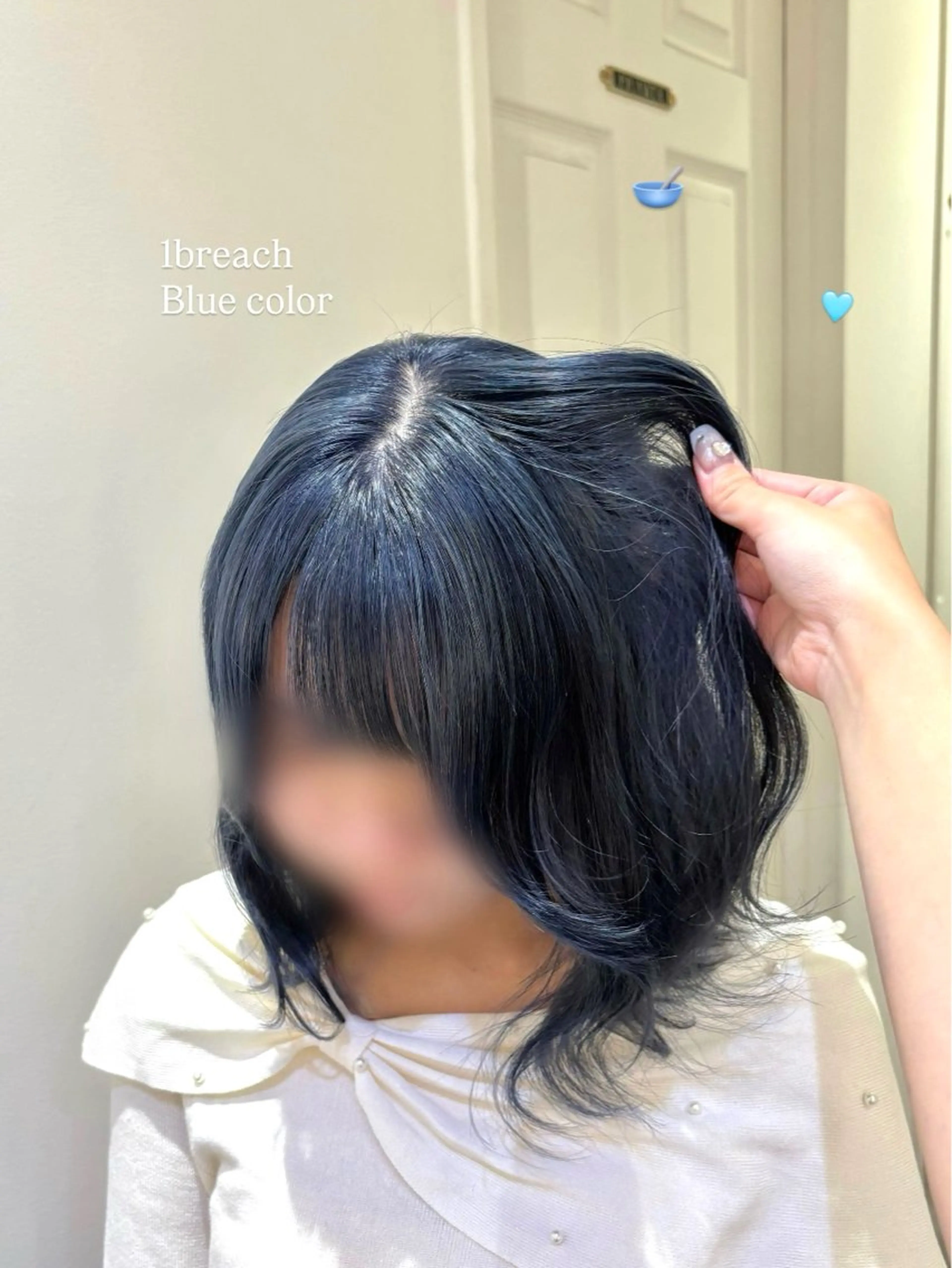 ミディアム カラー ハイトーンカラー/ 長さだし🐇きょうかのヘアスタイル