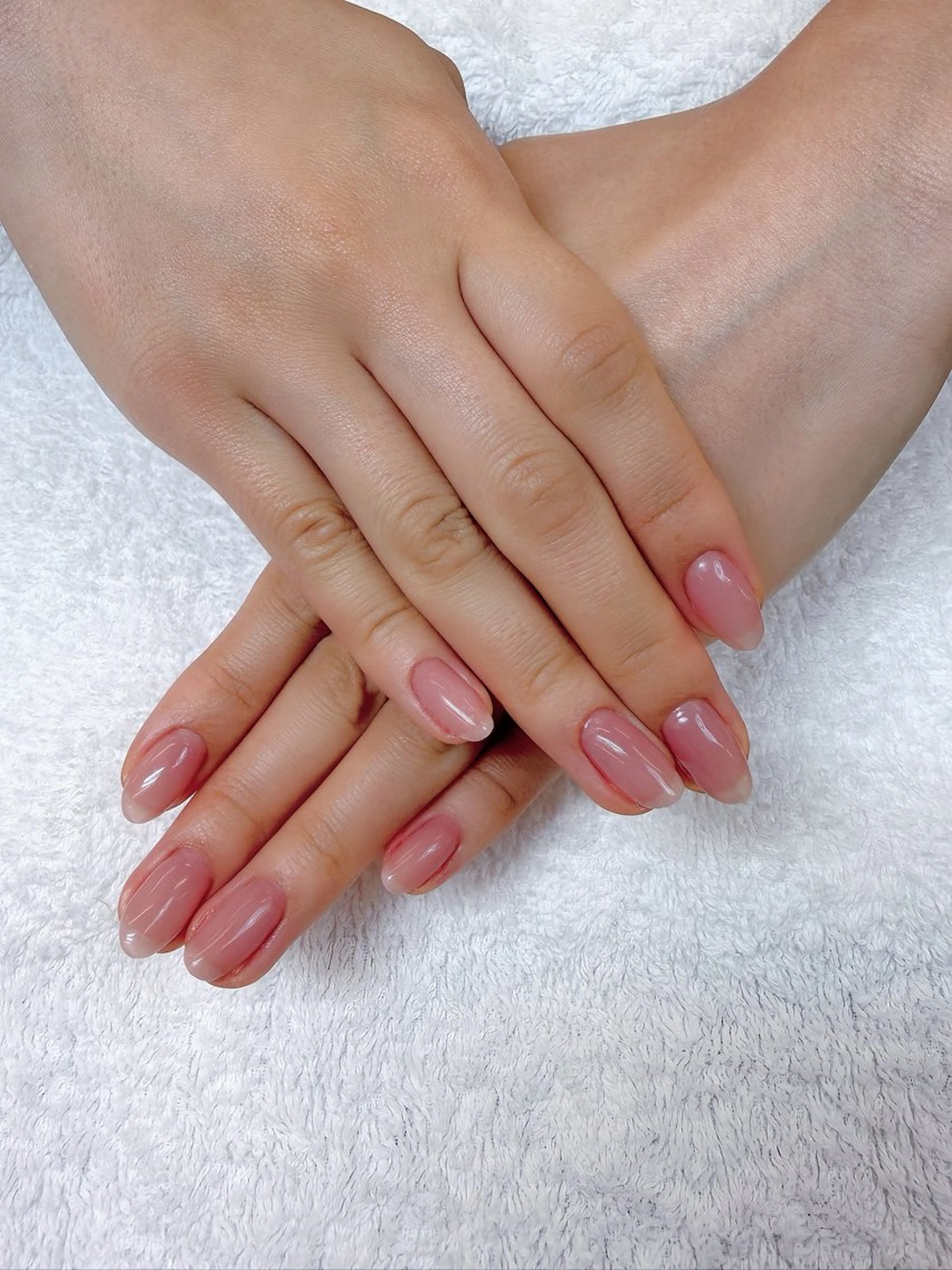 ネイル ジェルネイル ワンカラーネイル ハンドネイル Hamada Hinaのネイルデザイン