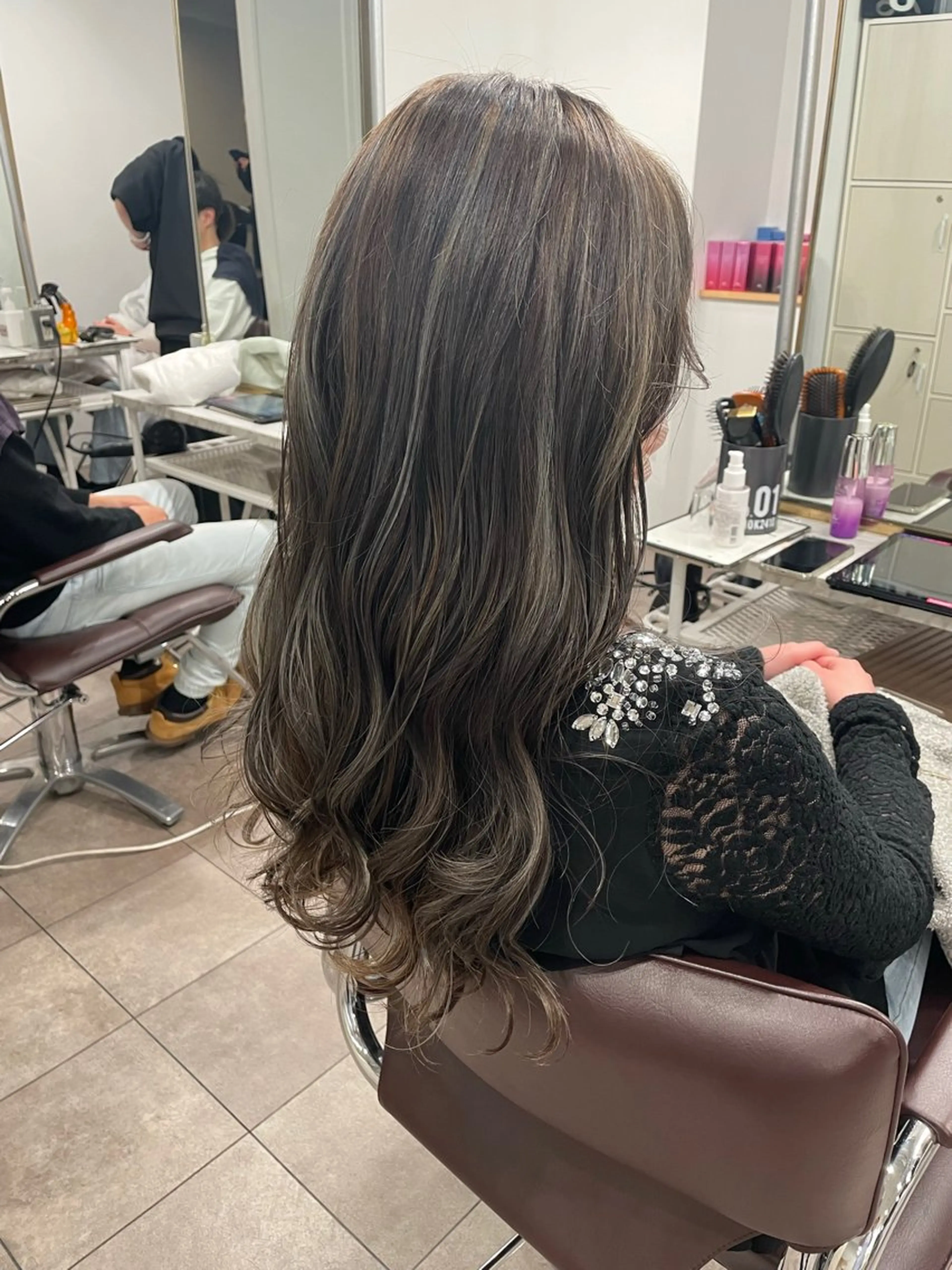 ロング カラー メンズカットグラデー ションカラー/ケイゴのヘアスタイル