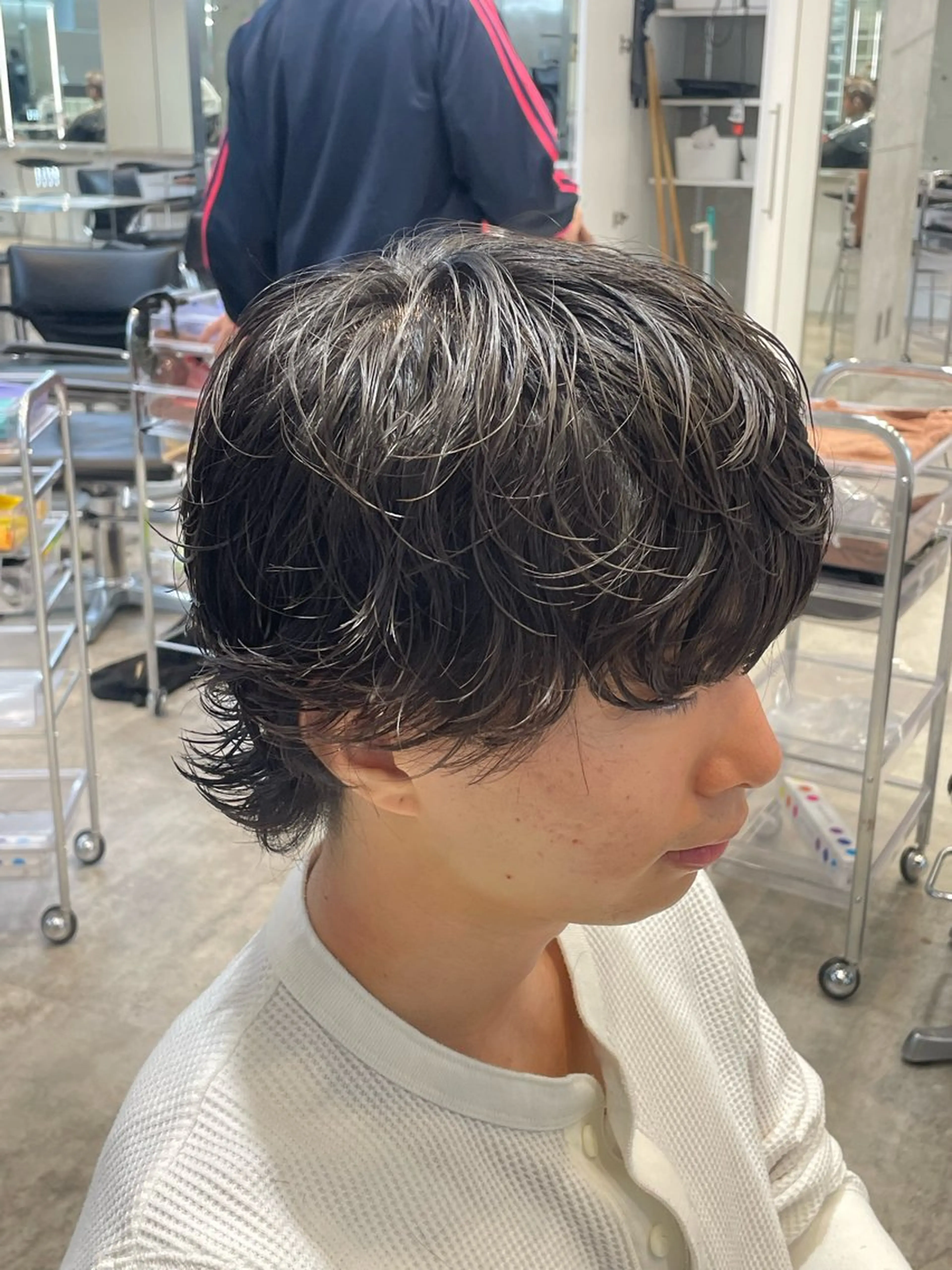 ショート パーマ メンズ メンズパーマ メンズ特化型美容師 sakuraのヘアスタイル