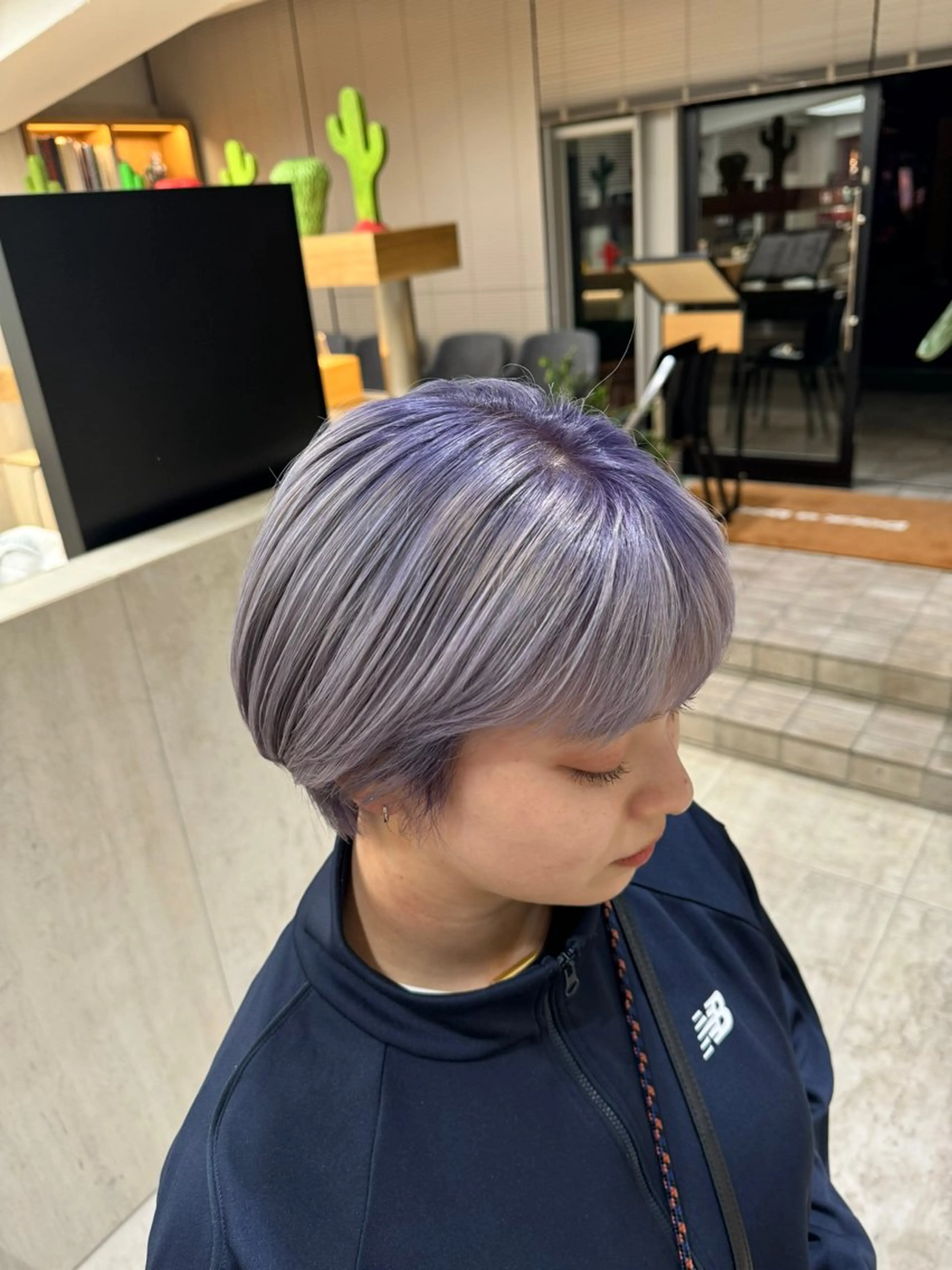 ショート カラー ボブ/ハイトーン あべまさきのヘアスタイル