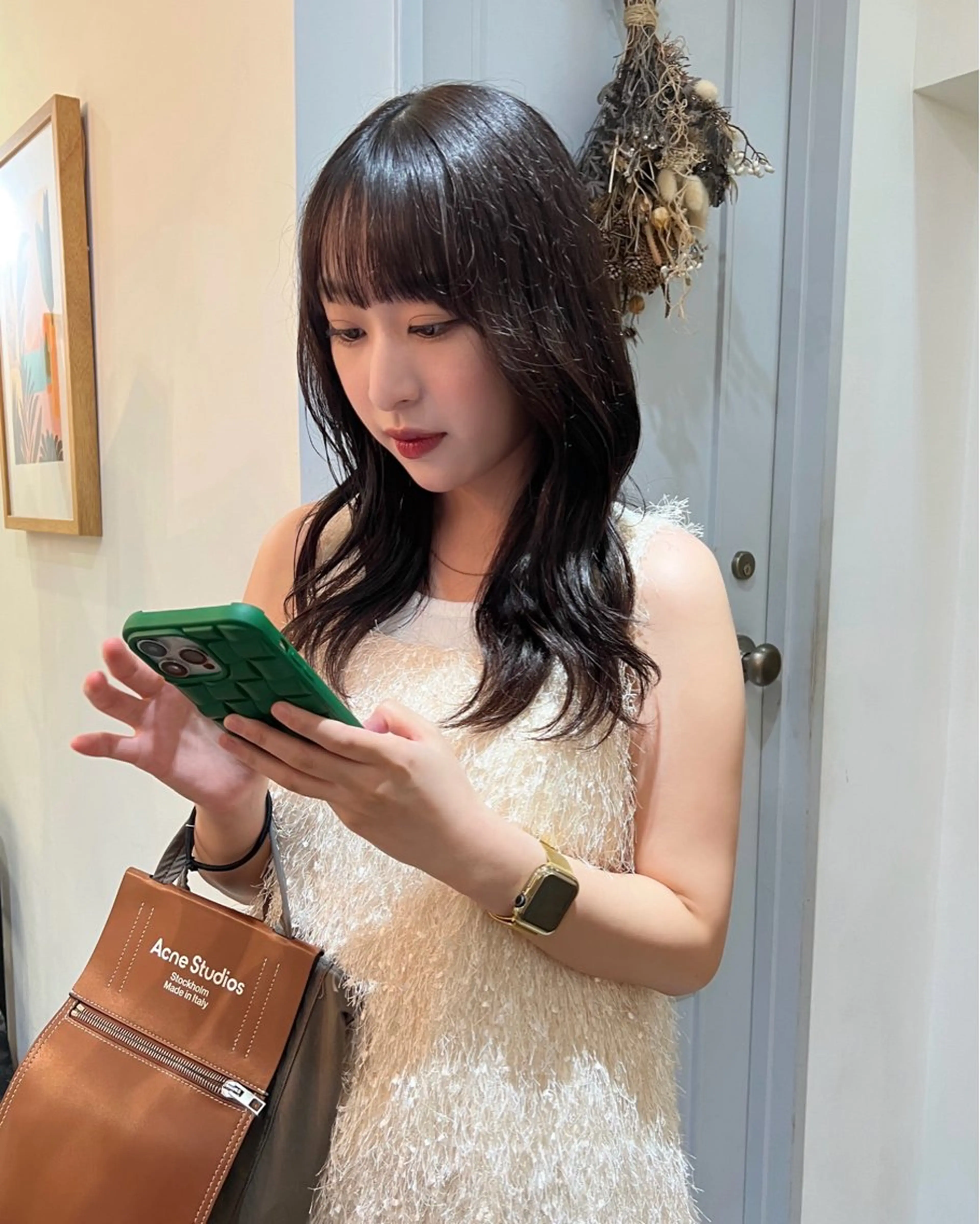 ミディアム カラー レイヤーカット/暖色 カラー/mao🎀のヘアスタイル