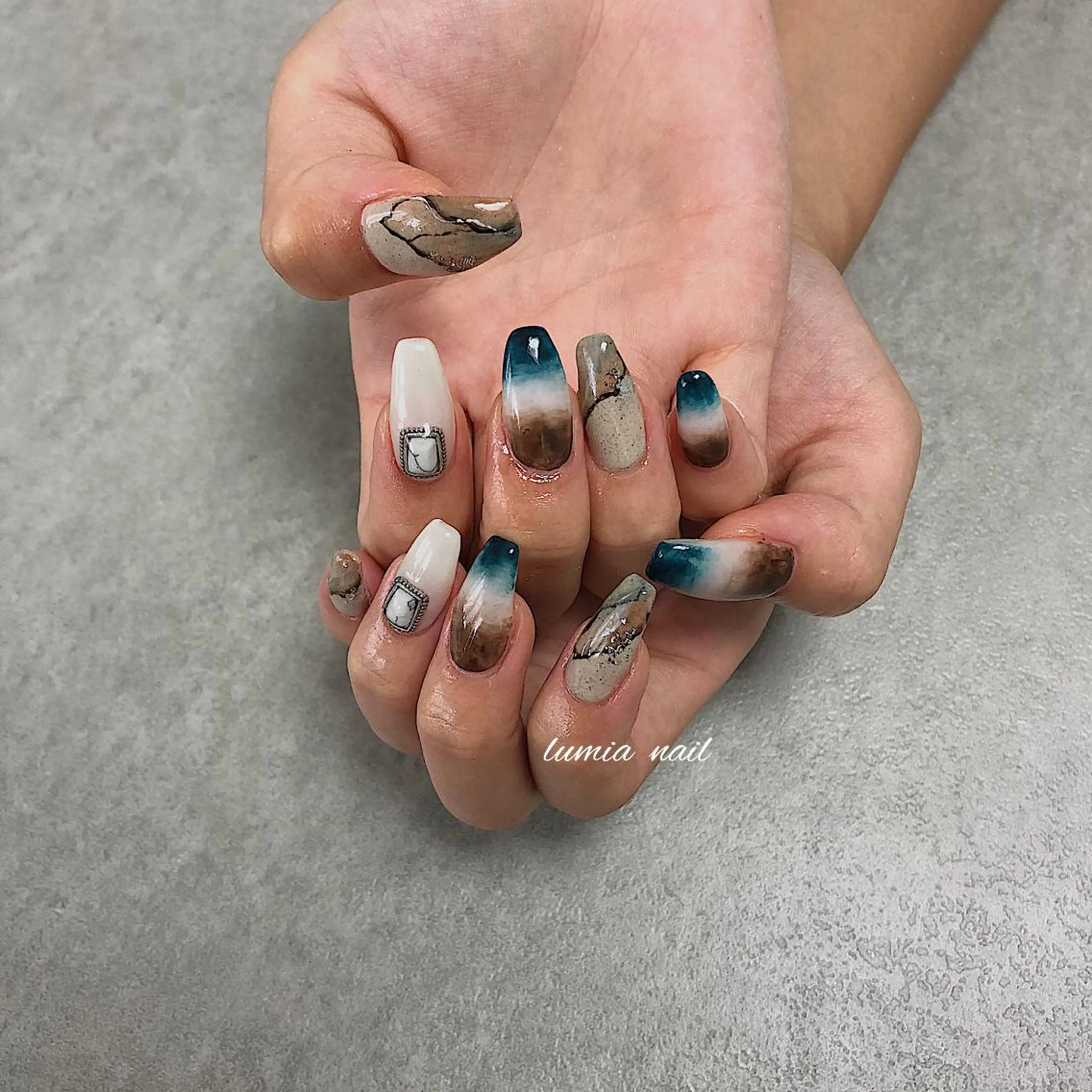 ネイル nail&eyelash Rine所属・Rine 放出 (リネ)のネイルデザイン