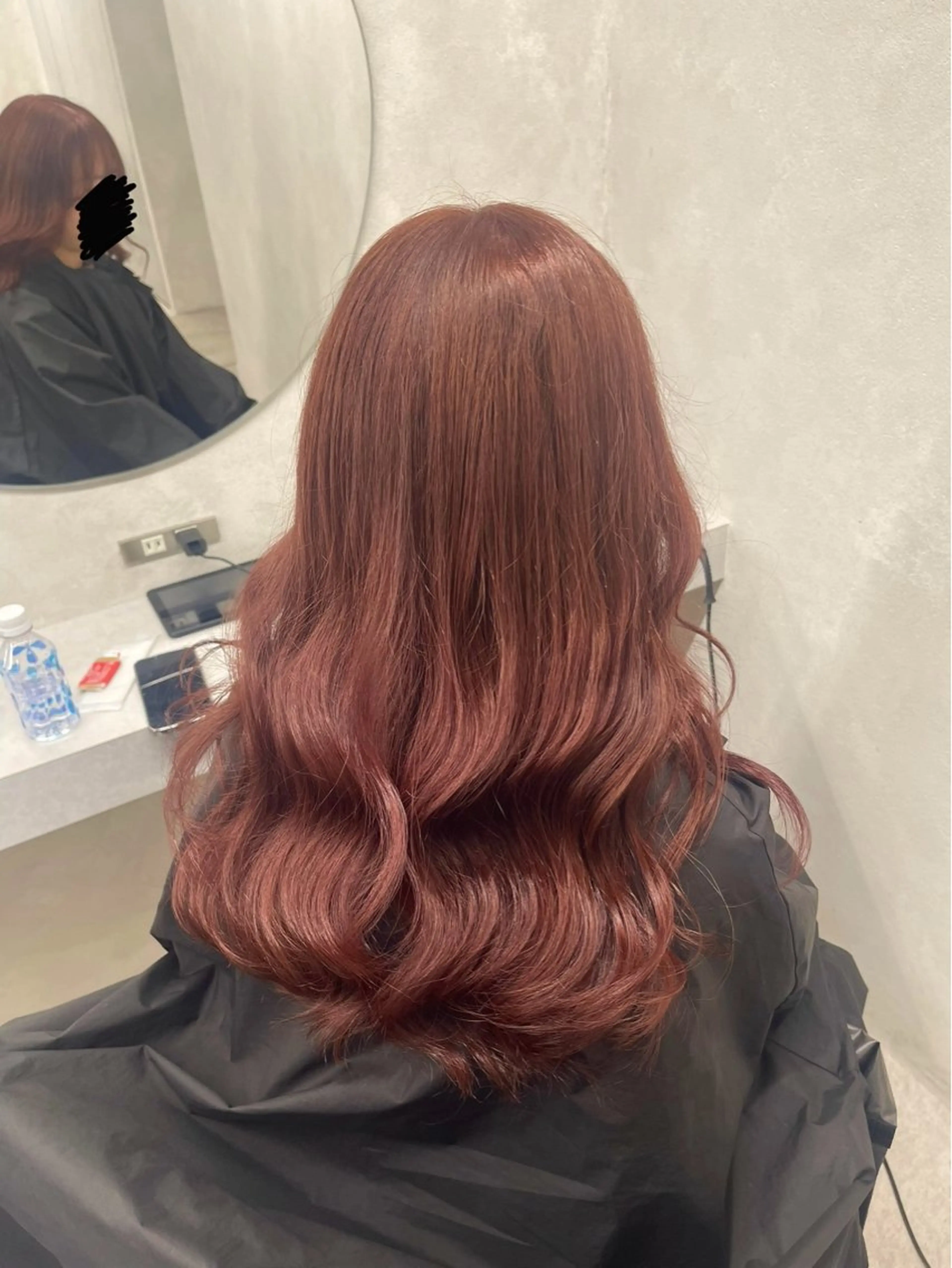 カラー ブリーチ ブリーチなしカラー レッドカラー ヘアカラー 艶髪カラー特化🧁 RIOのヘアスタイル