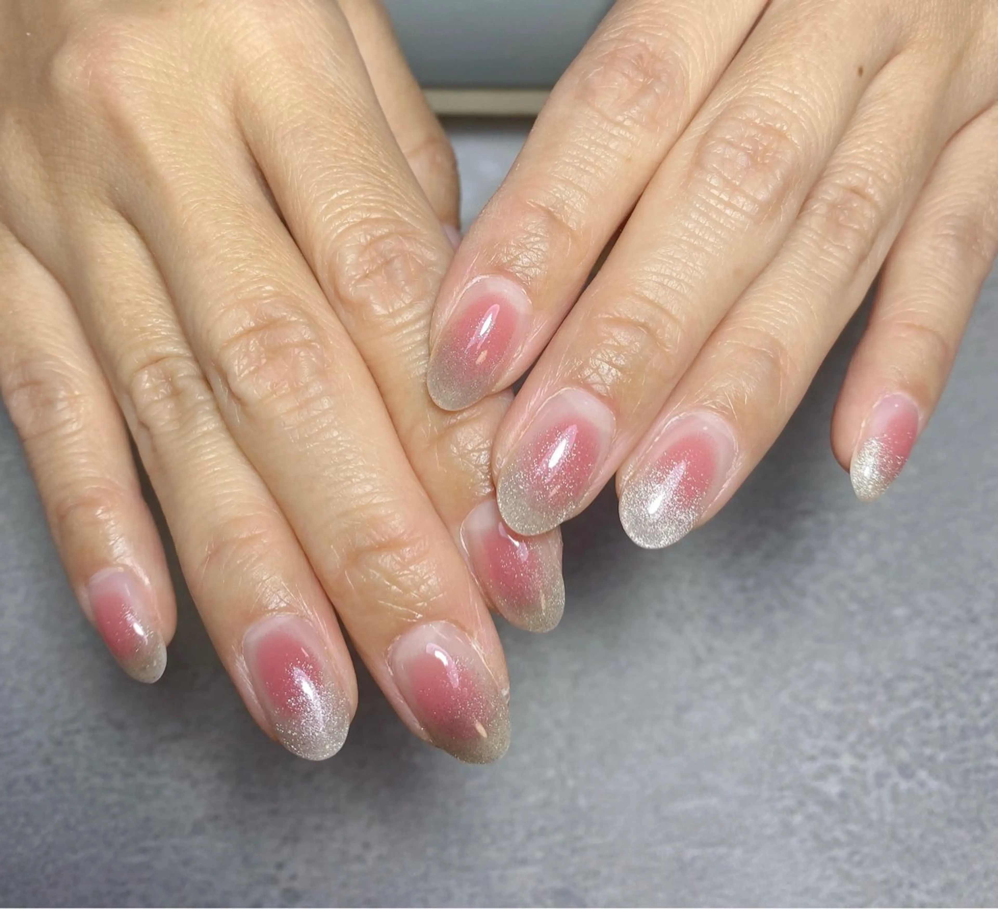 ネイル アートネイル フレンチネイル ジェルネイル グラデーション 韓国ネイル Nail Salon kihi大塚店のネイルデザイン