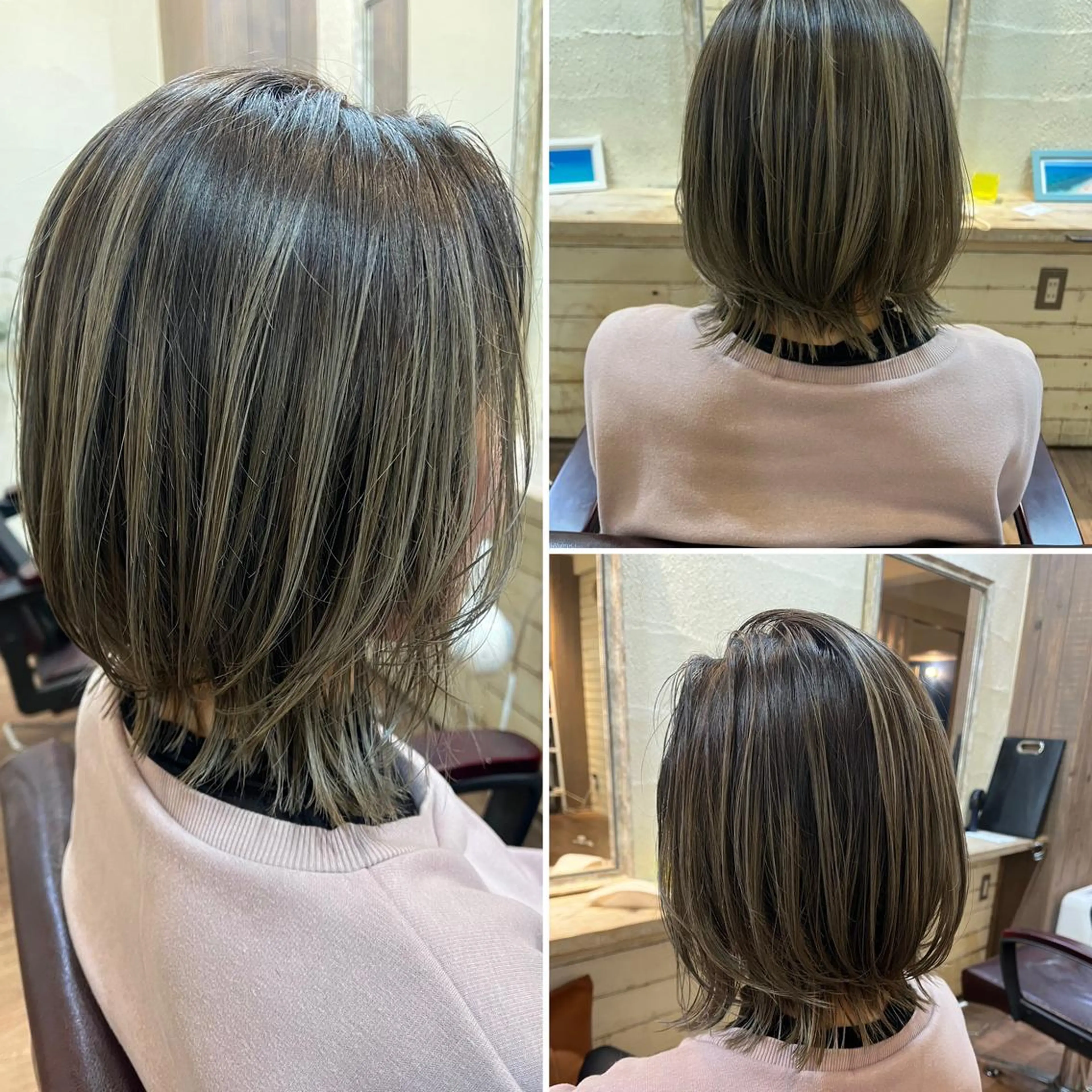 ショート カット ヘアカラー トリートメント 難波/白髪ぼかし/ KAORIのヘアスタイル