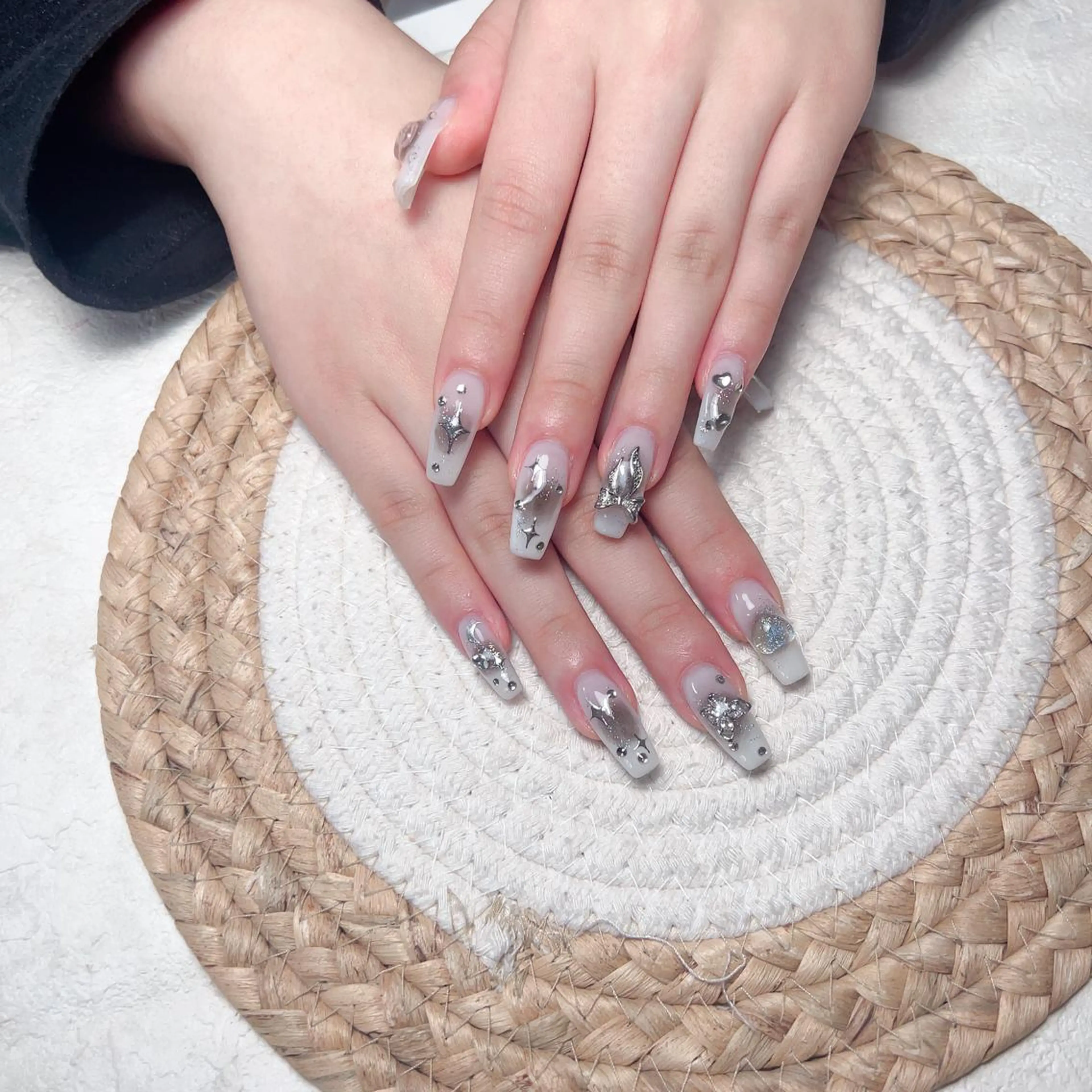 ネイル ハンドネイル M🌷nail 長さだし専門店のネイルデザイン