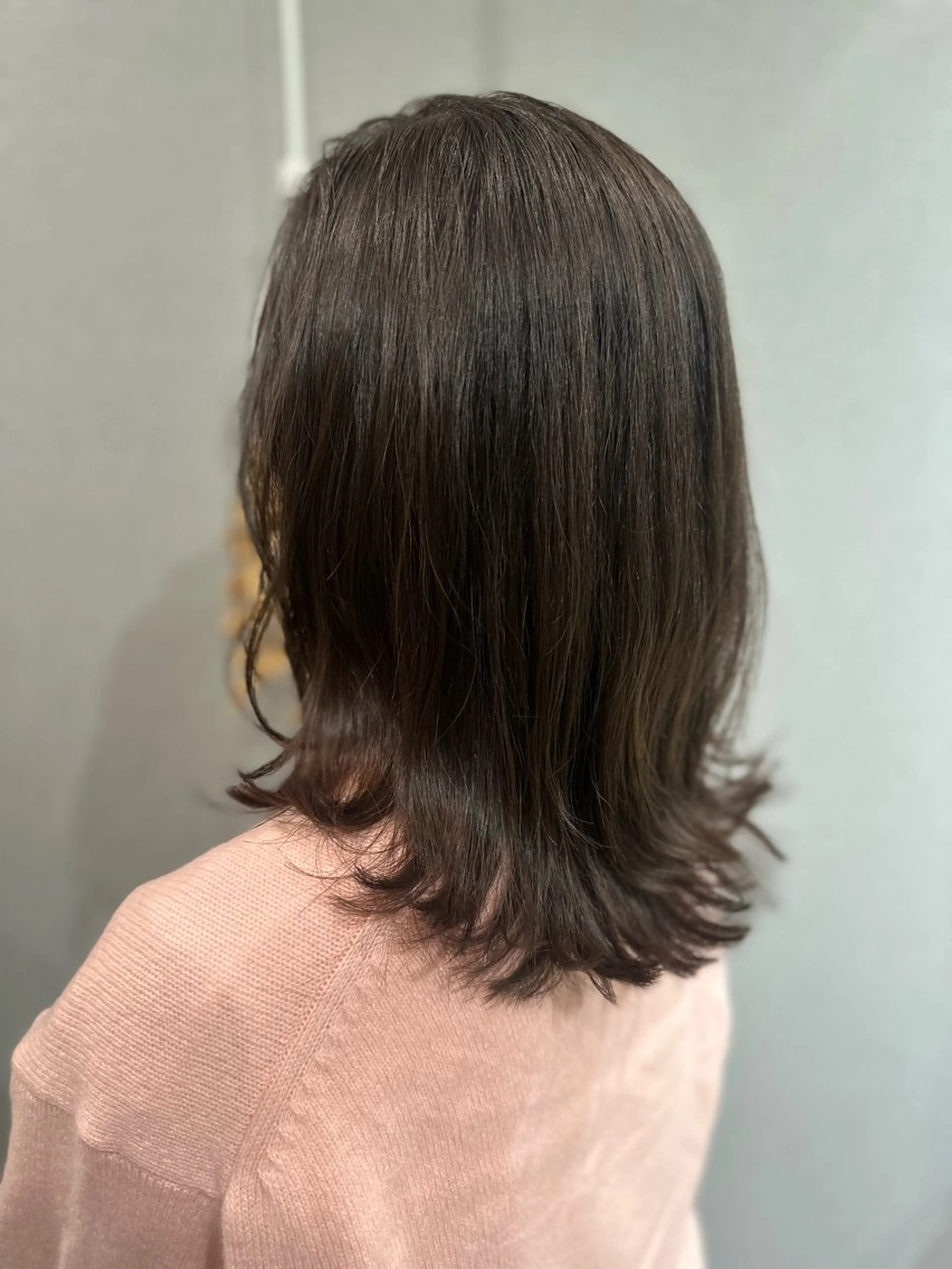 ミディアム カラー カット ヘアカラー トリートメント K Harukaのヘアスタイル