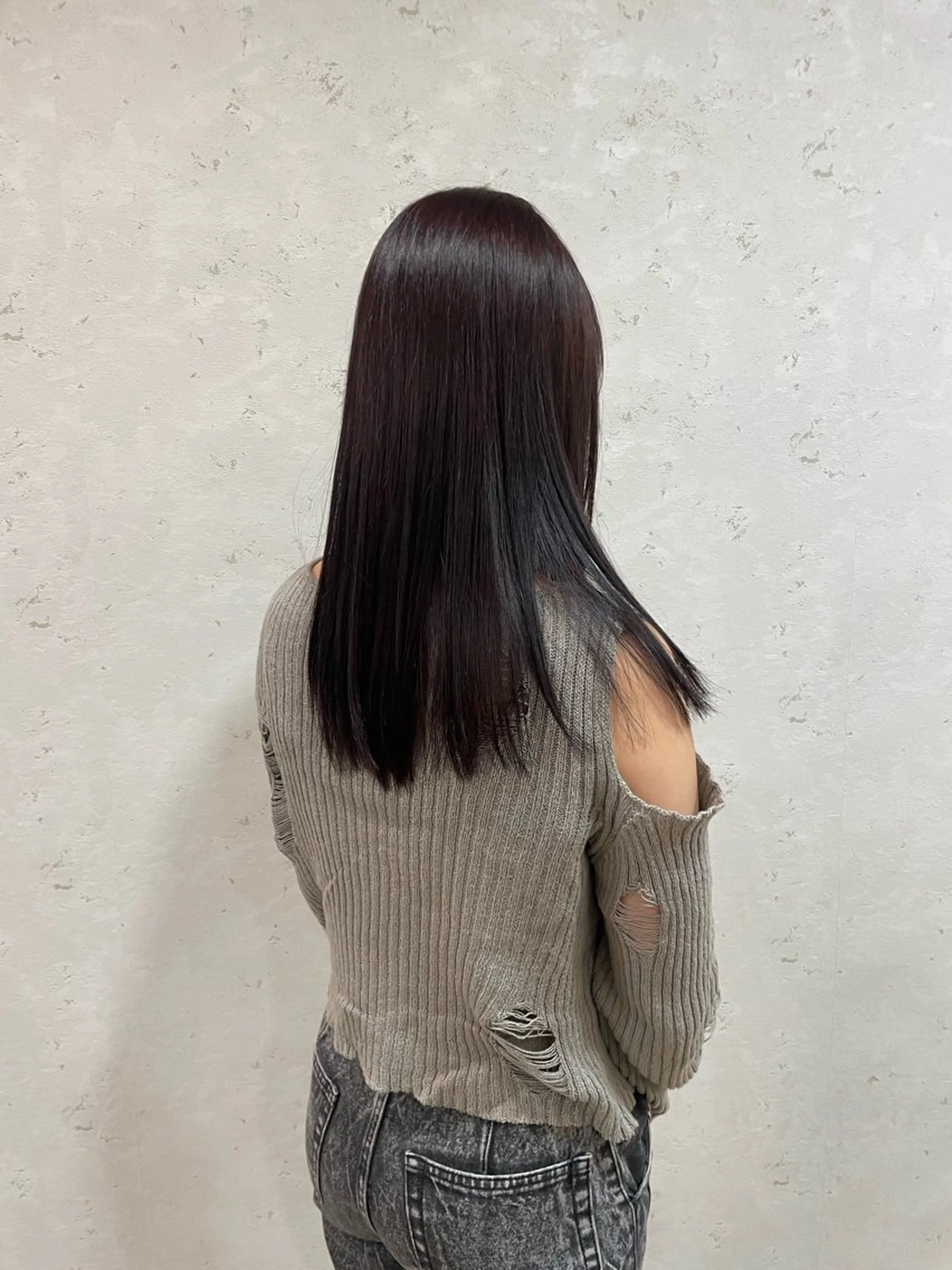 セミロング カラー ブラウンカラー ピンクカラー ピンクブラウン 髪質改善/Bloss om🌷高橋沙衣のヘアスタイル