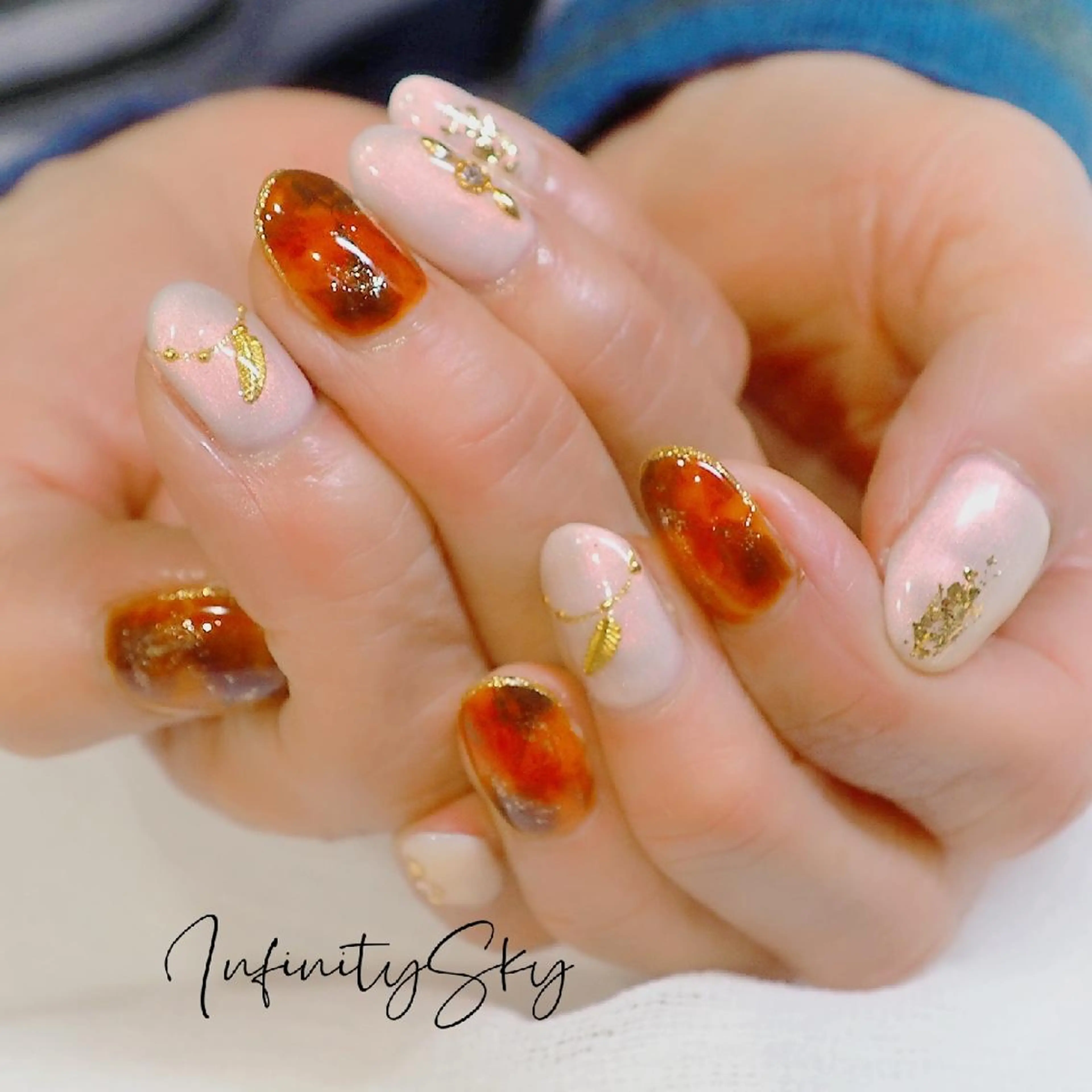 ネイル infinity skyのネイルデザイン