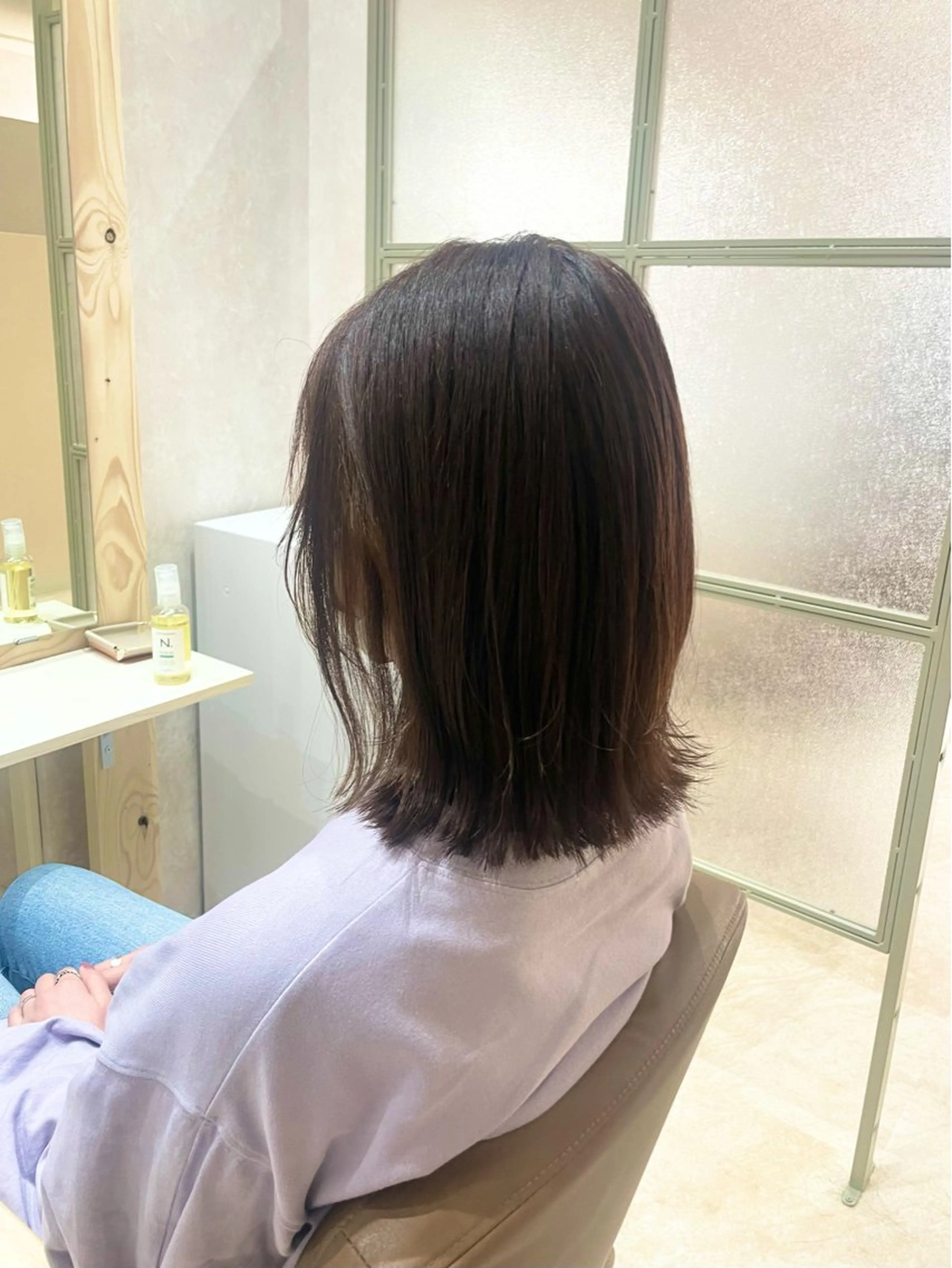 ミディアム ヘアカラー トリートメント ❤︎SAKURA 【Rico】❤︎のヘアスタイル