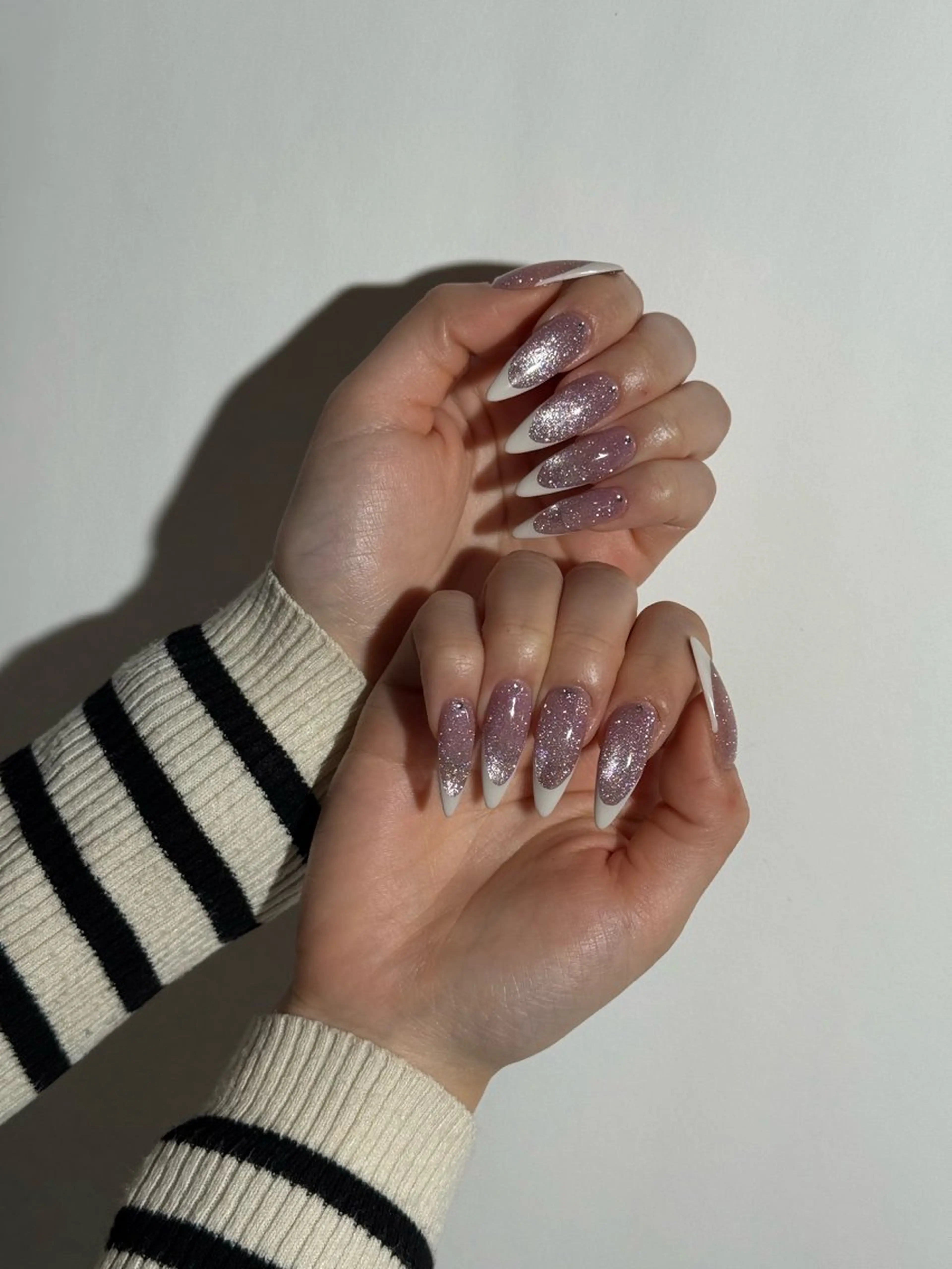 ネイル フレンチネイル マグネットネイル ハンドネイル ORGAN makiのネイルデザイン