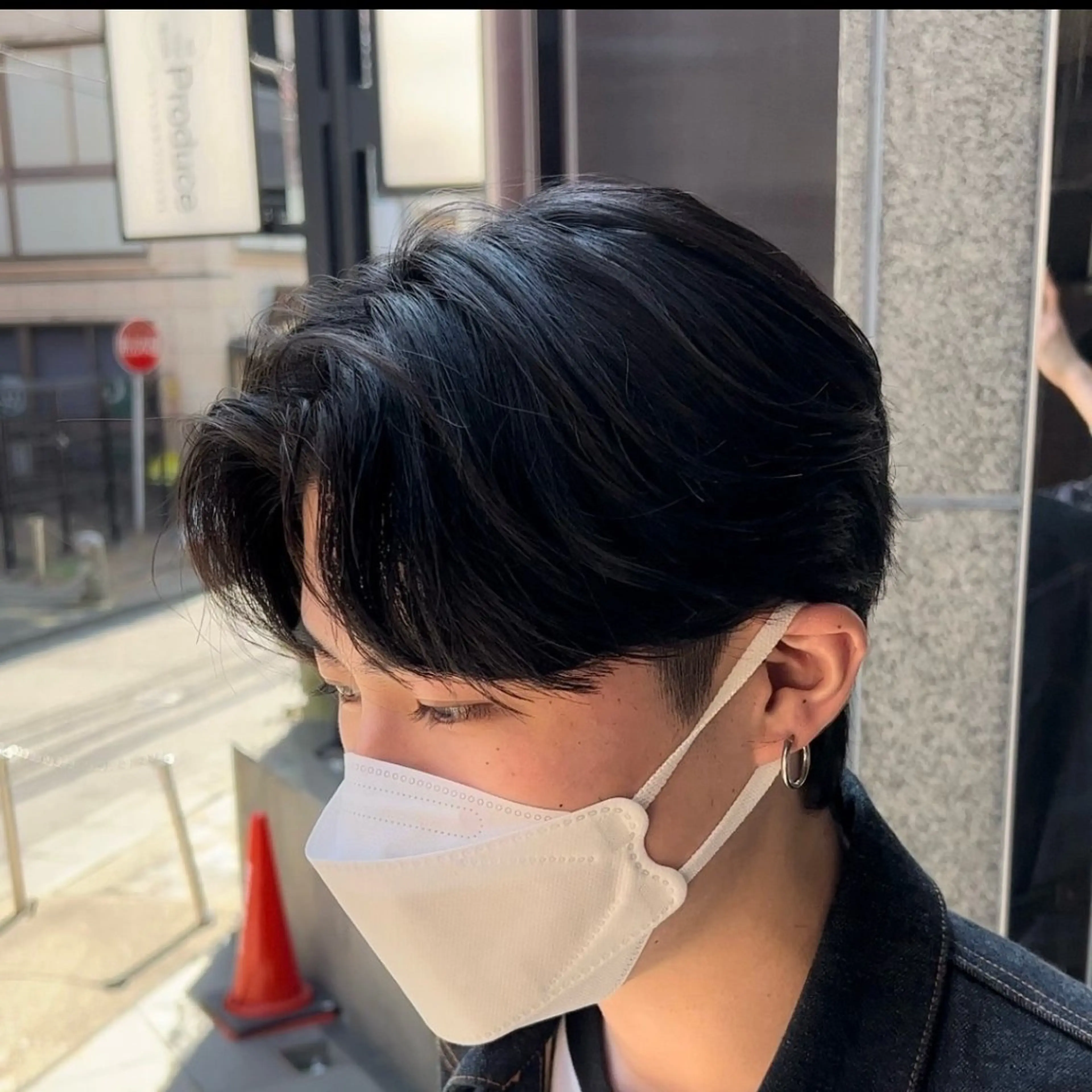 ショート パーマ メンズ シャドウパーマ/縦落 ちパーマ 大久保拓実のヘアスタイル