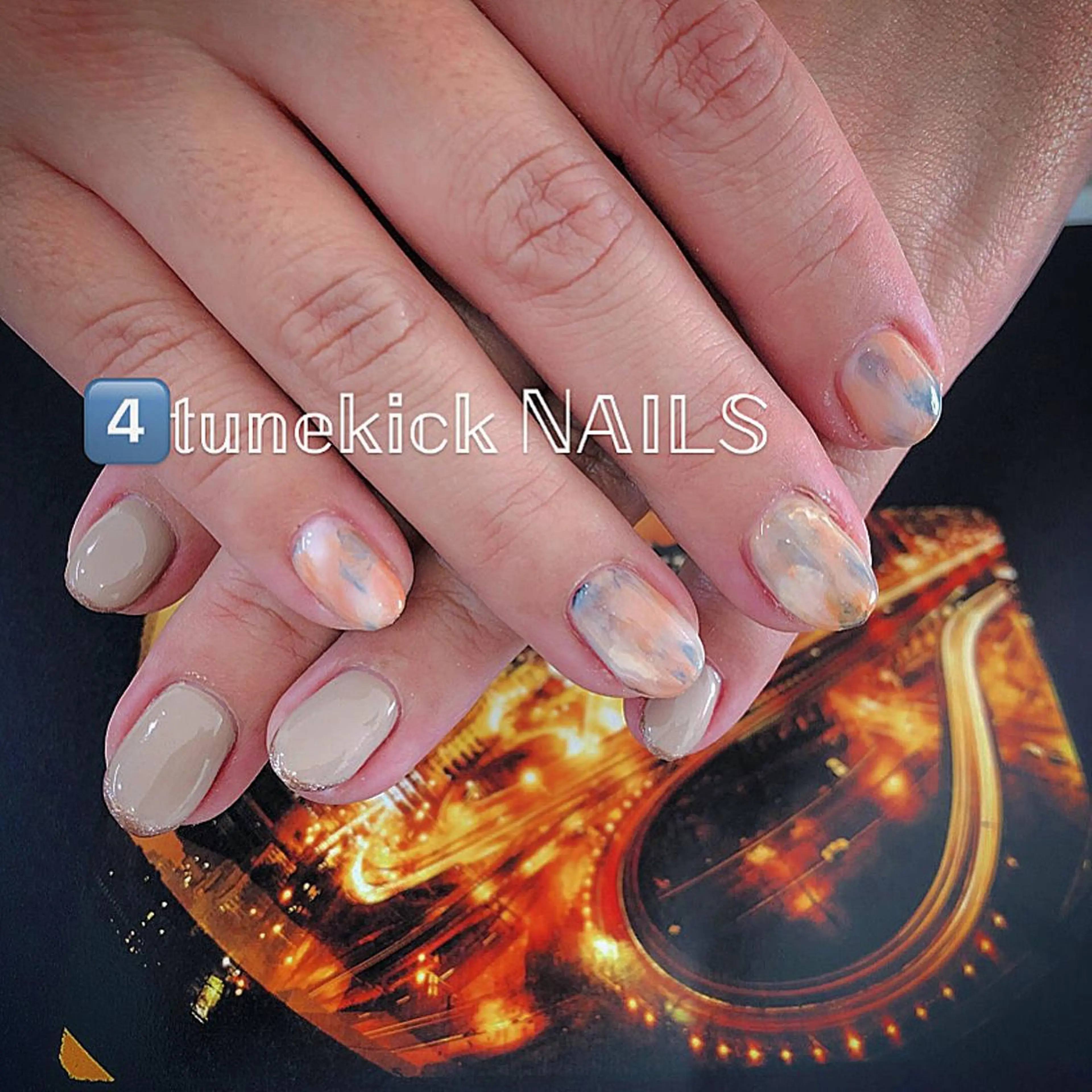 ネイル 4tunekick NAILS(フォーチュンキックネイルズ)所属・光森 淳子のネイルデザイン