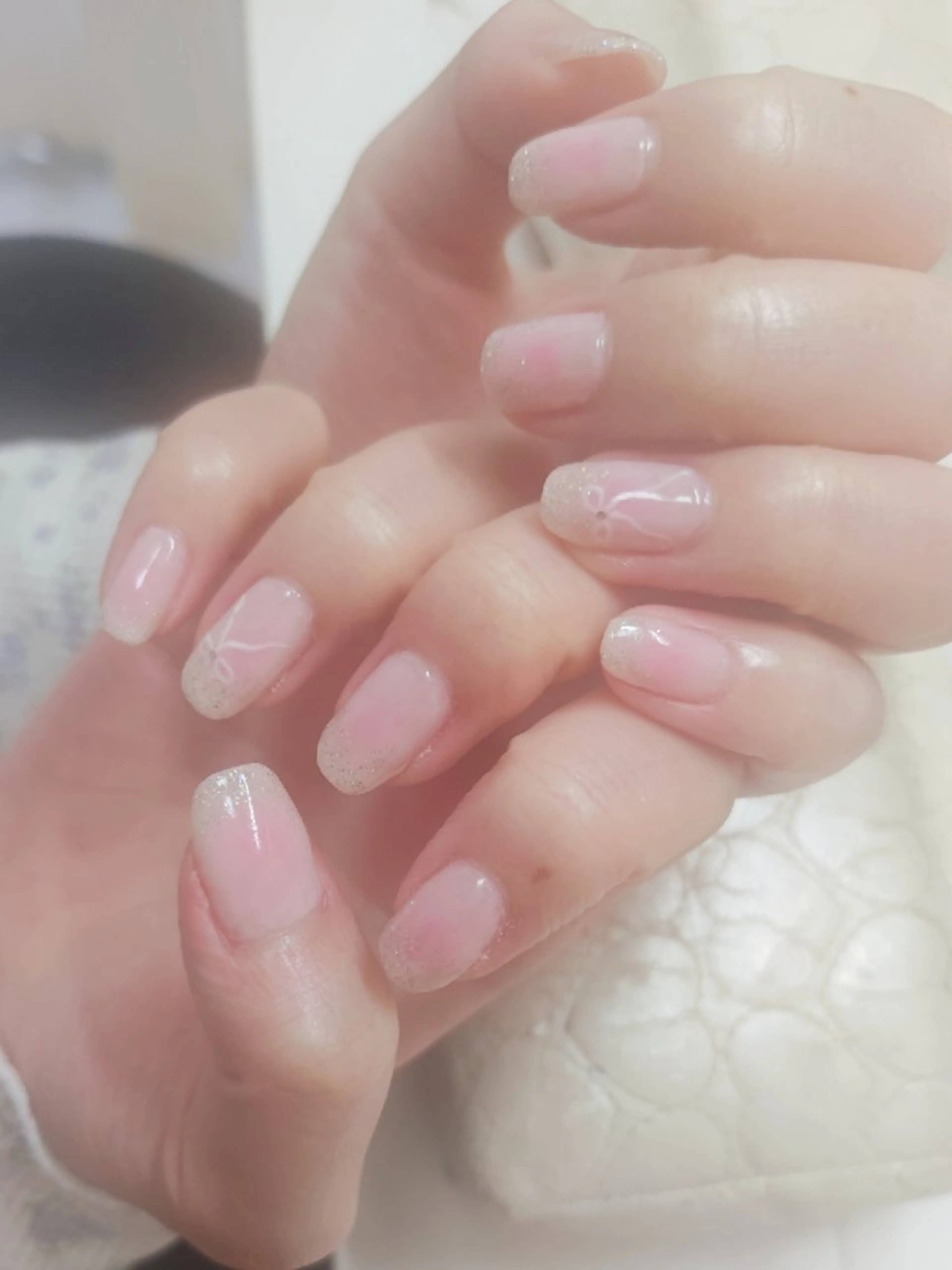 ネイル チークネイル ハンドネイル 黒浜 ちなみのネイルデザイン