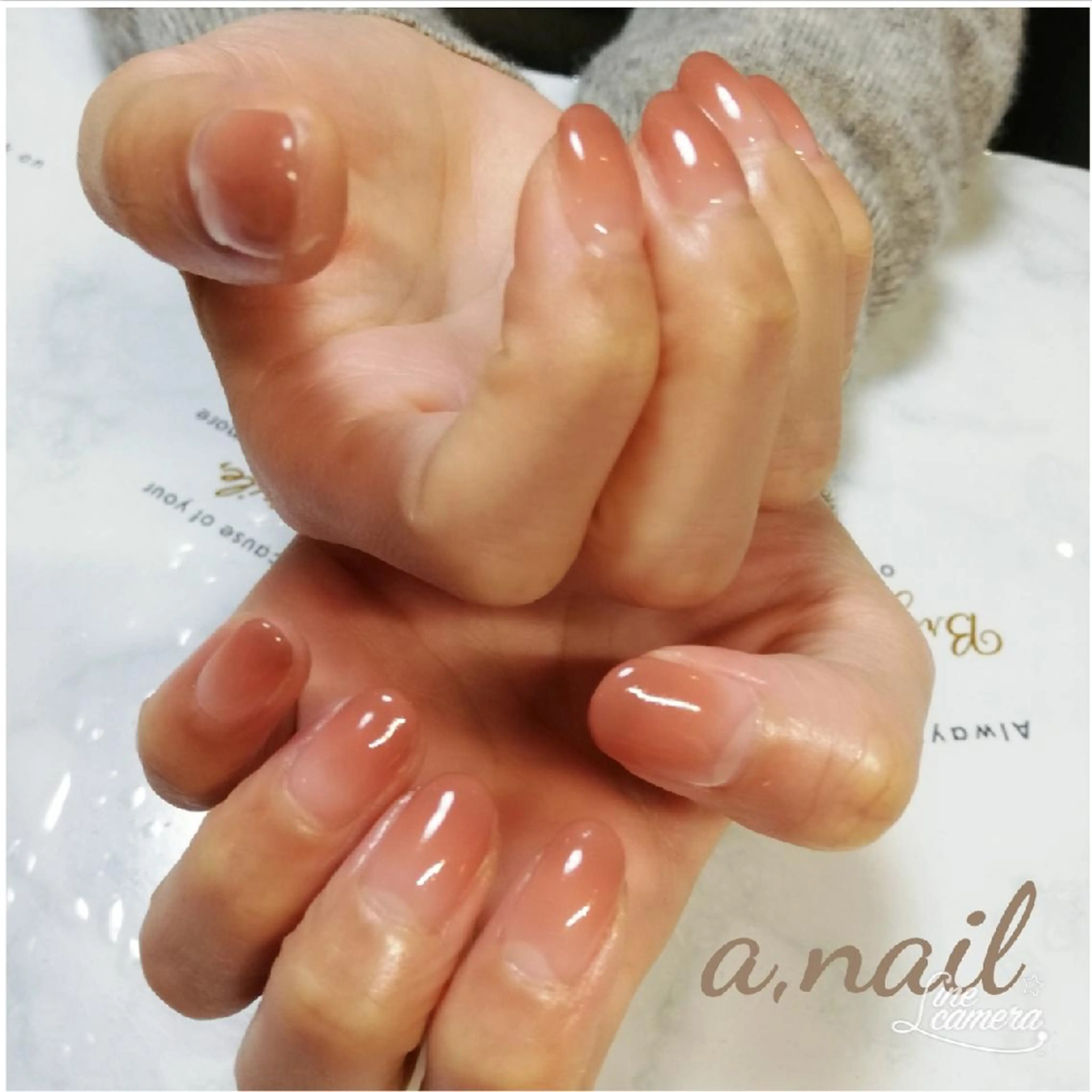 ネイル グラデーション シンプルネイル ハンドネイル ネイルサロン エーネイルのネイルデザイン