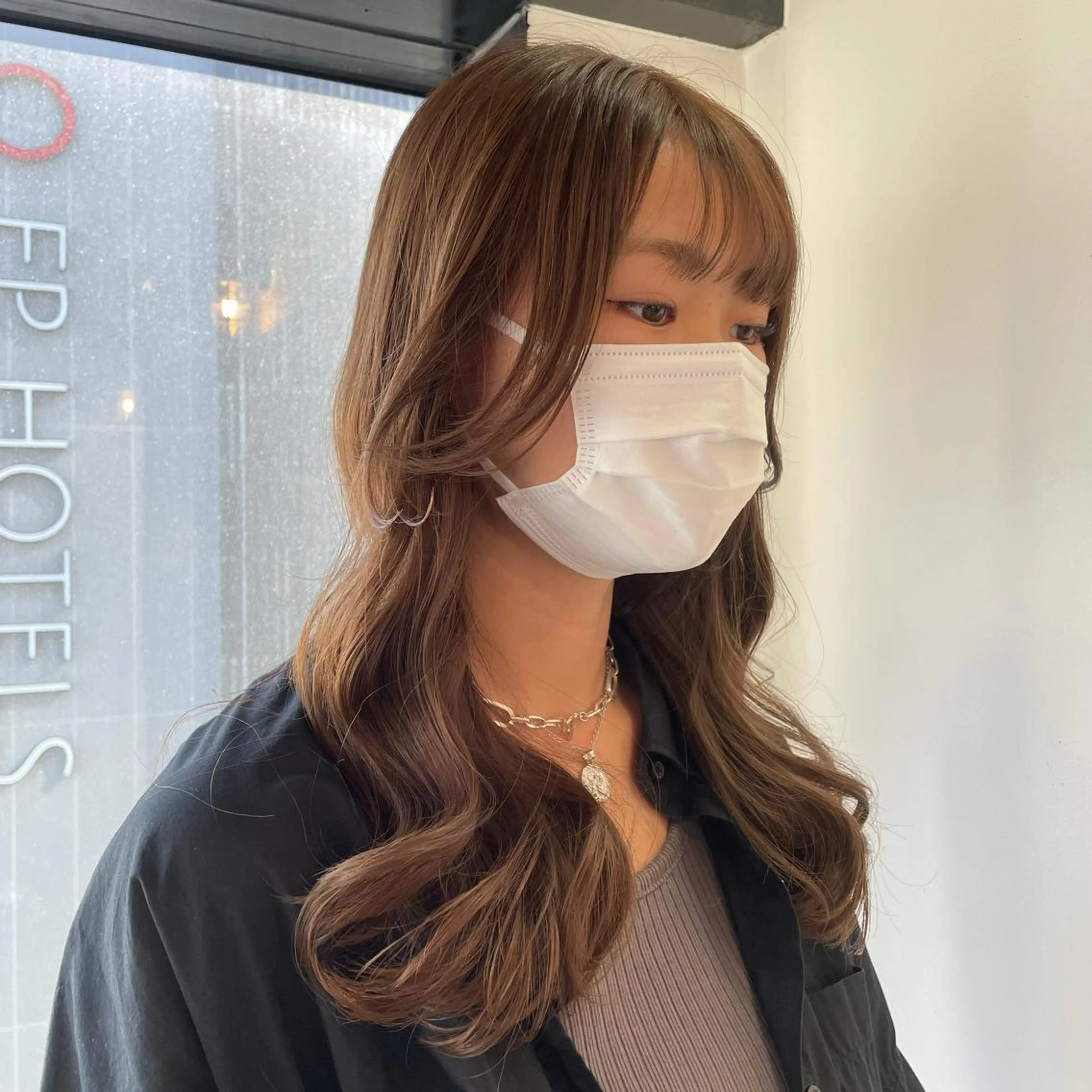 ロング カラー ヘアアレンジ マツエク・マツパ 透明感カラー/推しカ ラー☁️JURAのヘアスタイル