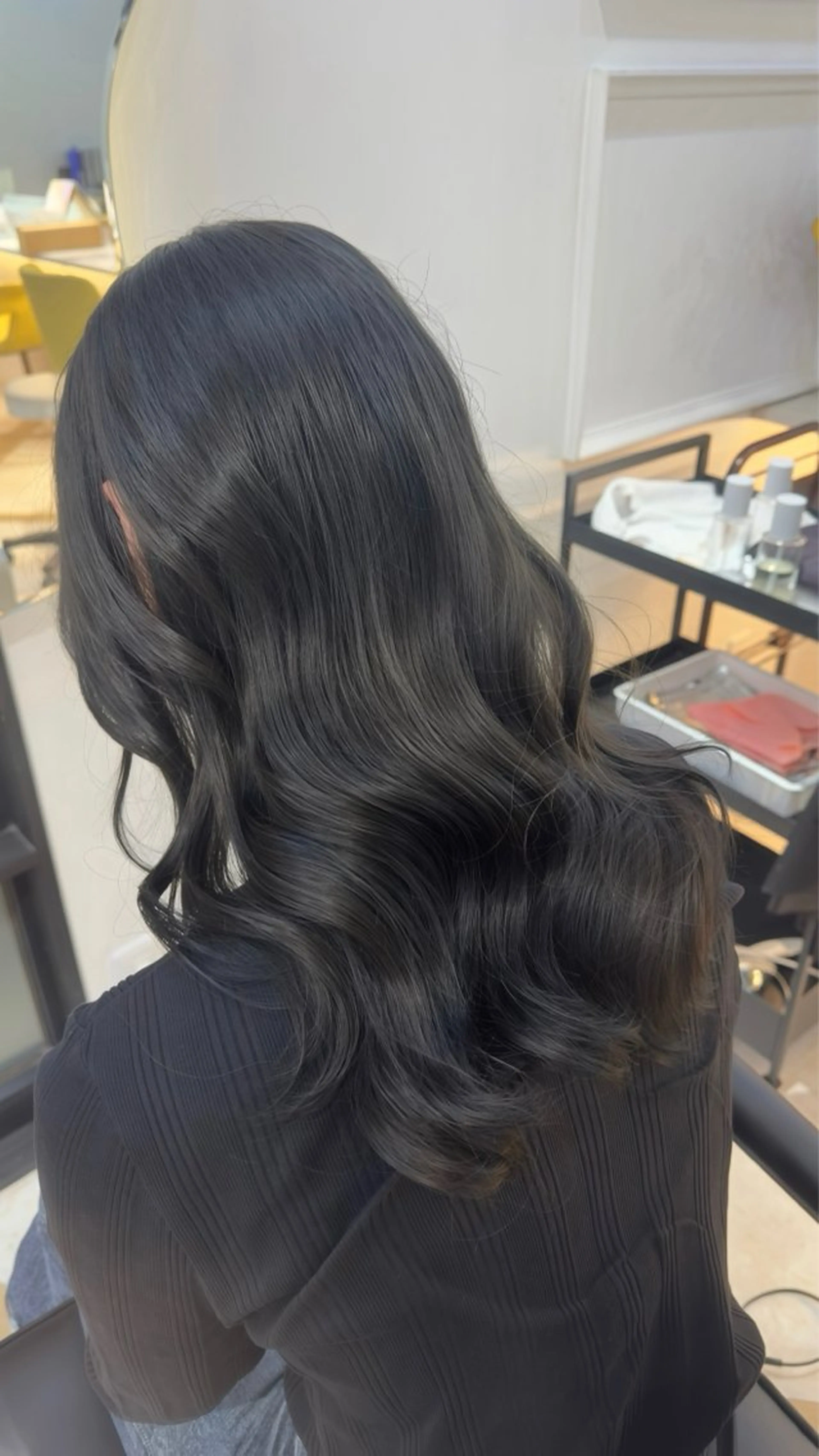 ロング カラー カット ヘアカラー せいと/ウルフ/ ハイトーン/艶髪のヘアスタイル