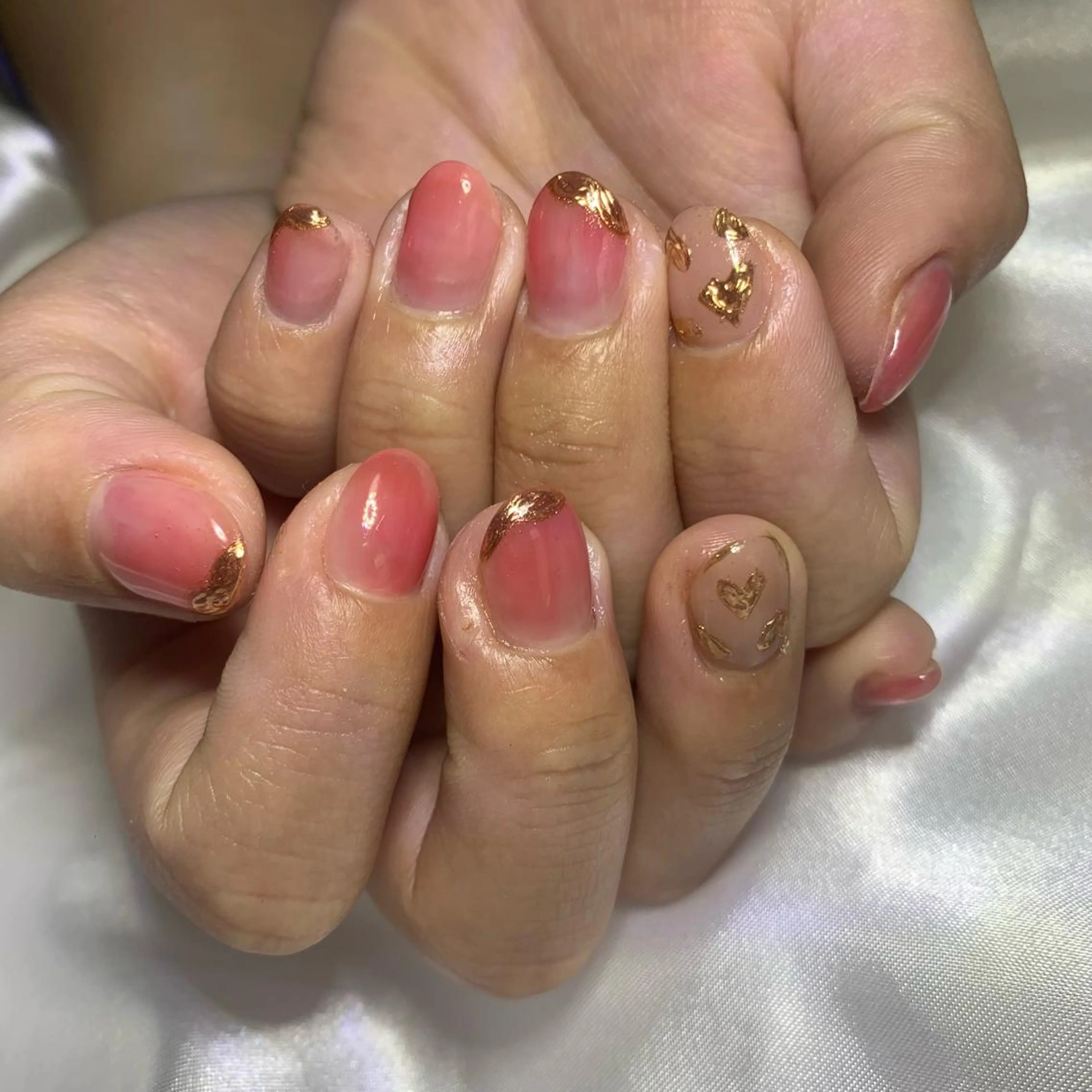 ネイル アートネイル ロングネイル スカルプネイル 春ネイル happiness nailのネイルデザイン