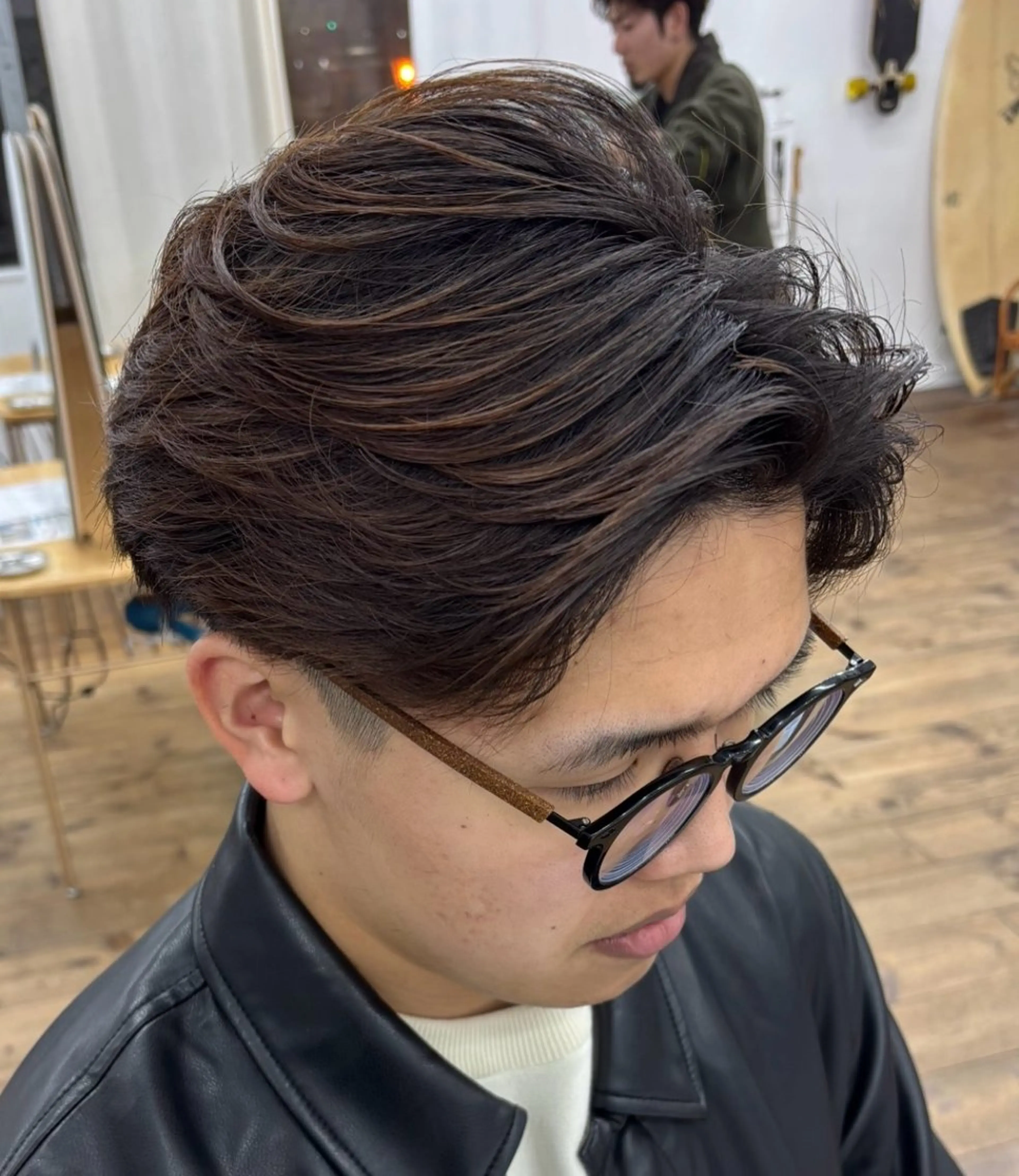 パーマ メンズ カット パーマ メンズ特化サロン Ryomaのヘアスタイル