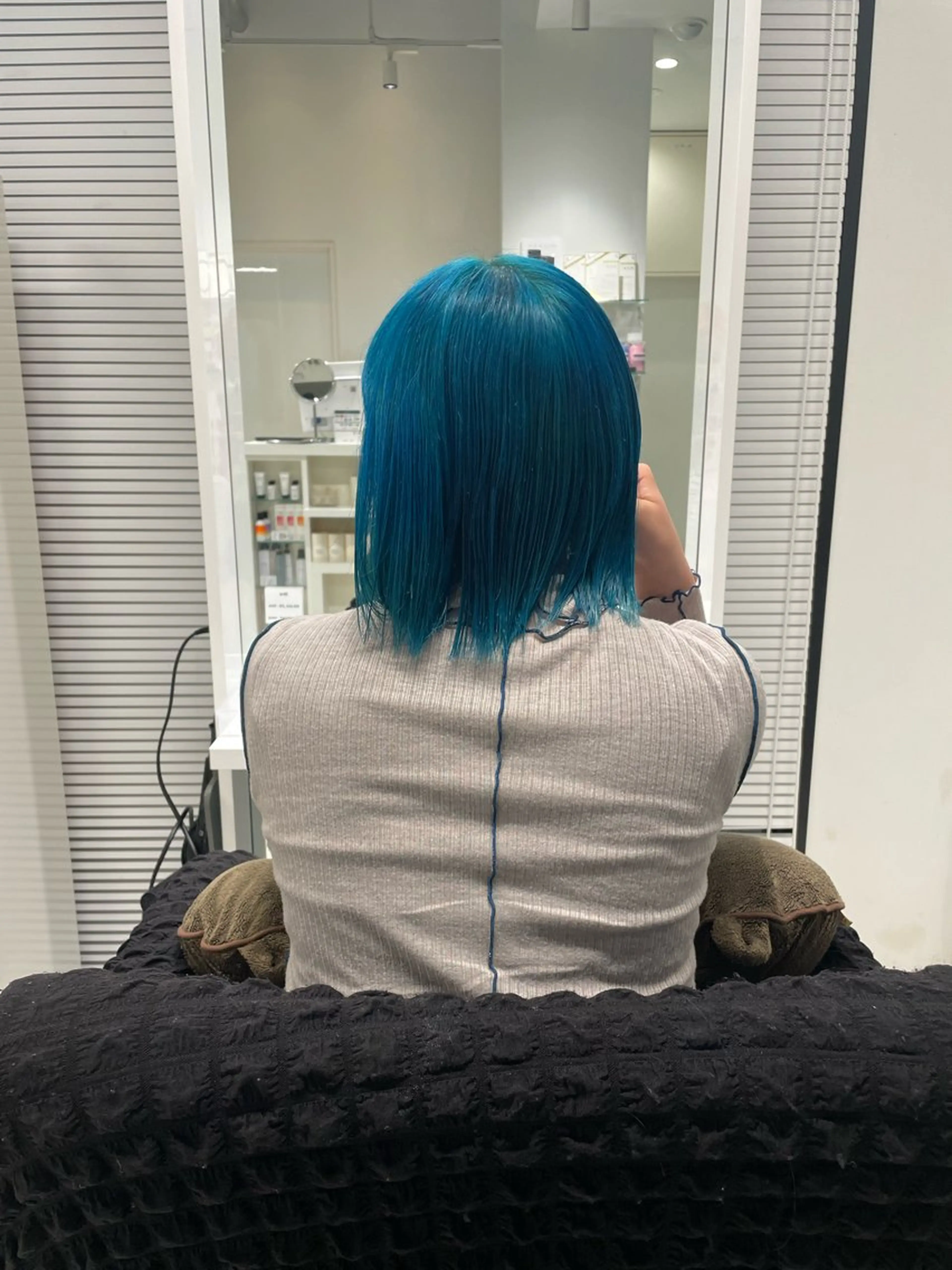 ミディアム カラー ヘアカラー ハイトーン/ボブ /HBL/AYUNAのヘアスタイル