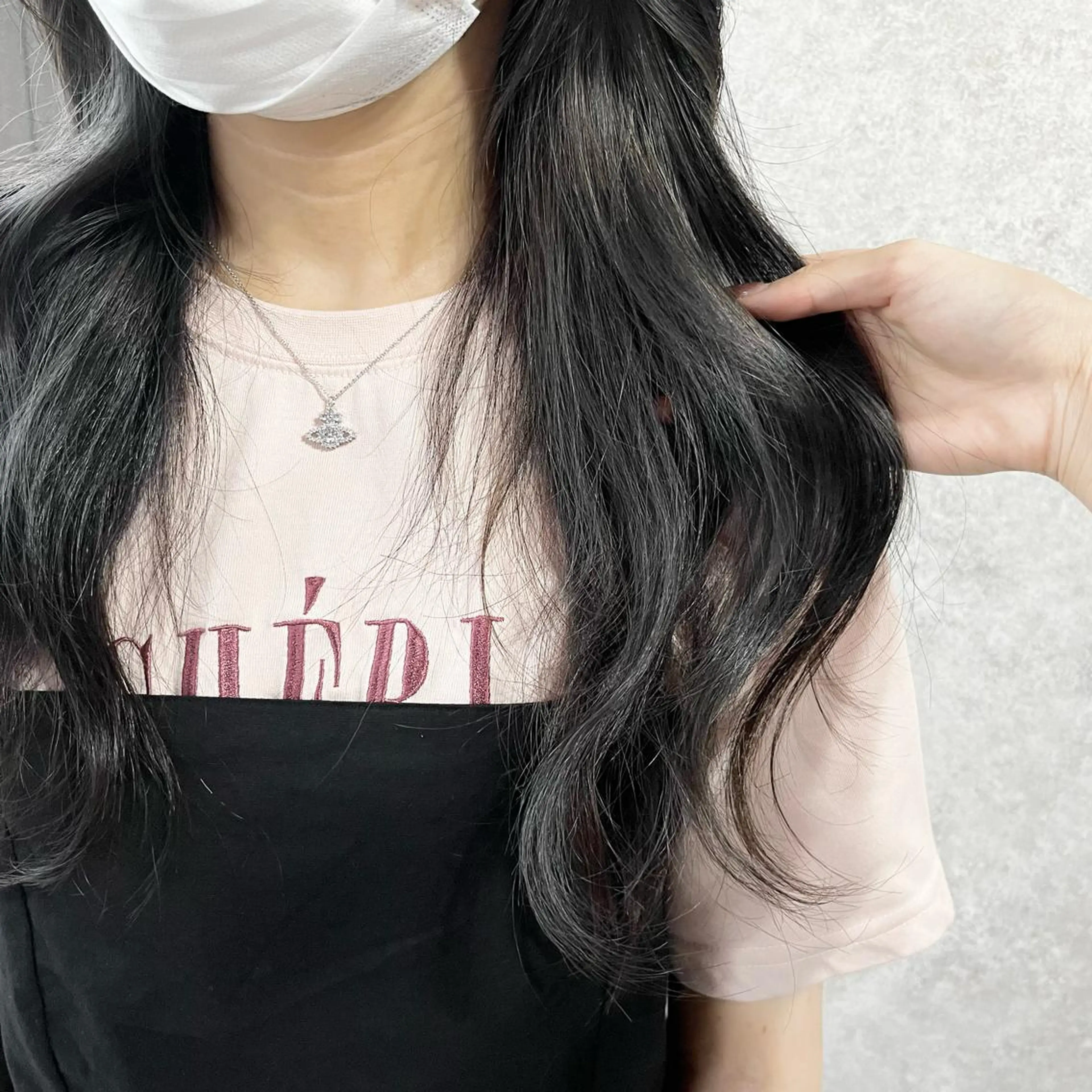 ロング カラー あ あのヘアスタイル