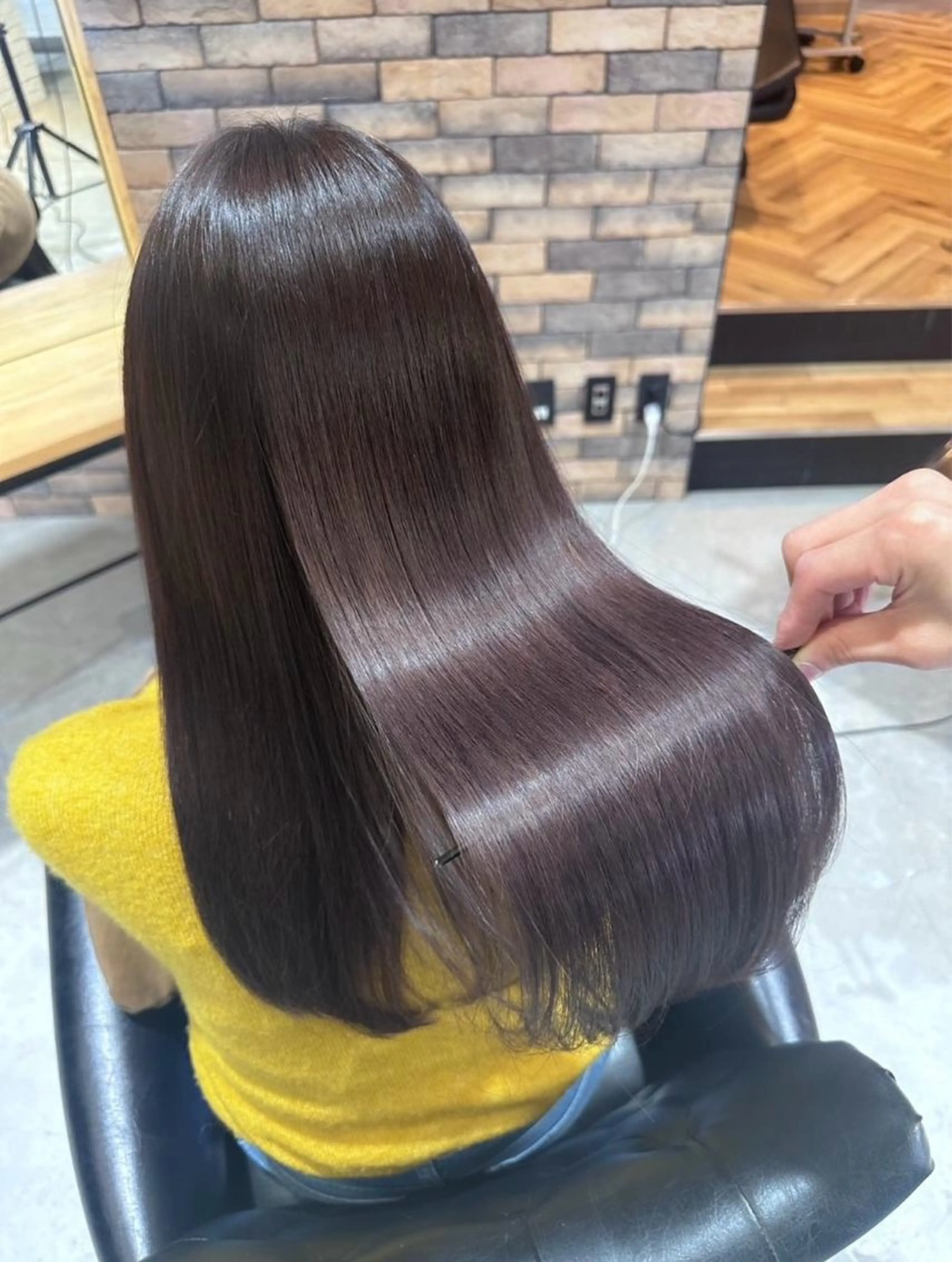 ロング カラー パーマ 縮毛矯正 ハイトーン/髪質 改善特化　Kaitoのヘアスタイル