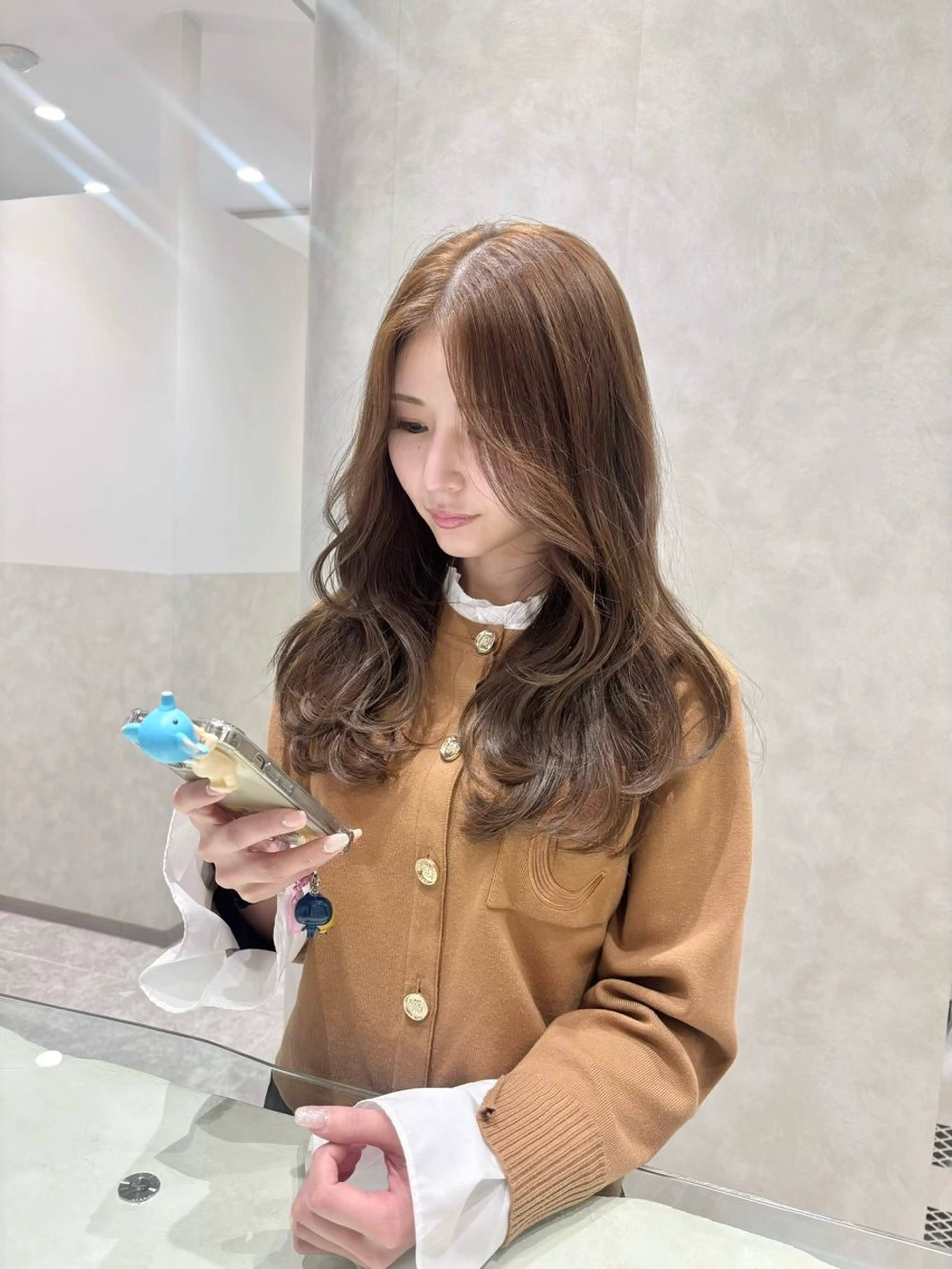 セミロング カラー ハッシュカット レイヤーカット ウルフカット カット ヘアカラー トリートメント SALOWIN 札幌大通り店所属・🏆ウルフ/レイヤー 指名No.1山口圭佑のヘアスタイル