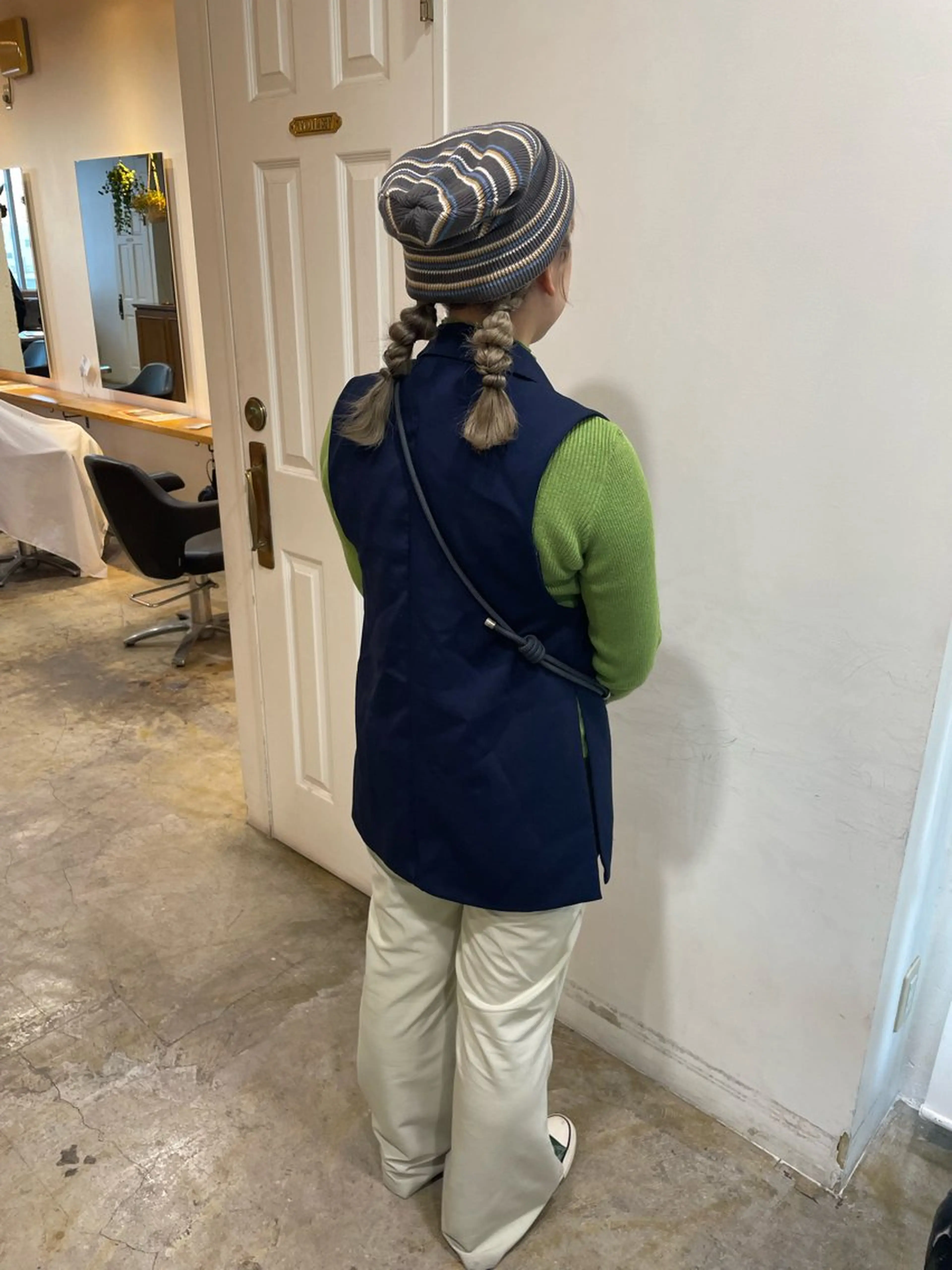 ミディアム カラー ヘアセット MIOベージュカラー 柔らかいカラーのヘアスタイル