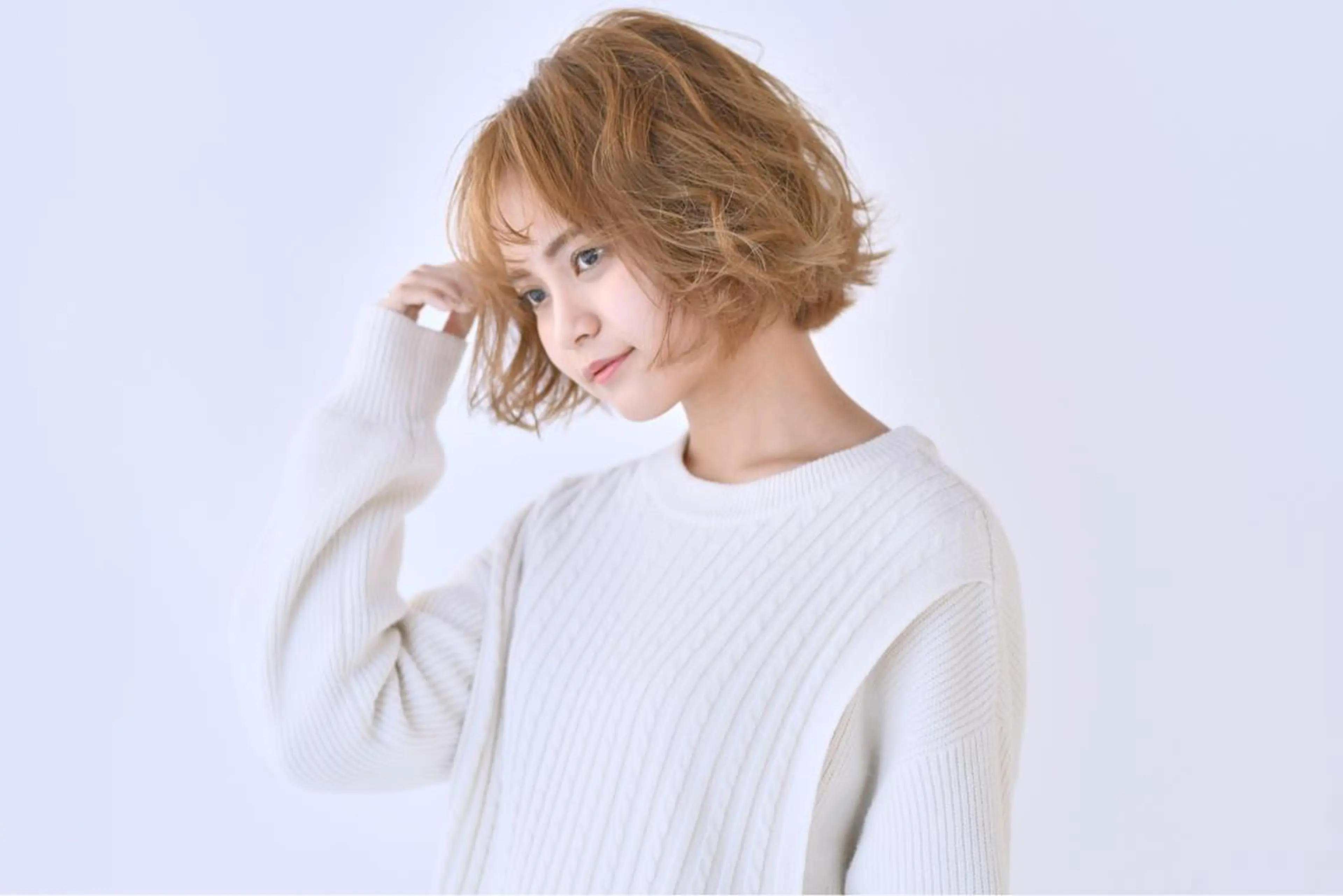 ショート カラー ハイライトカラー ハイライト 縮毛矯正 鈴木 達也のヘアスタイル