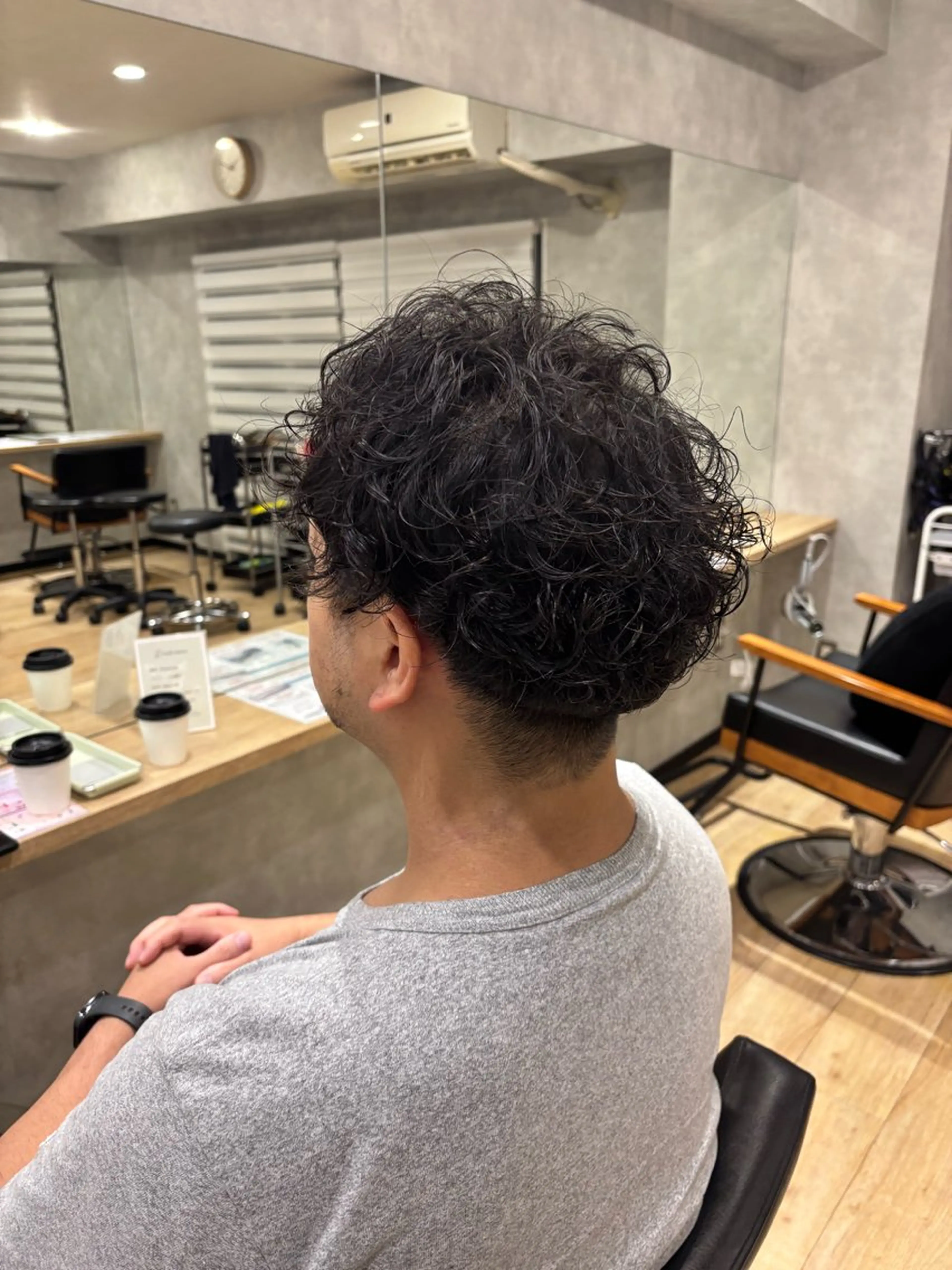 パーマ メンズ 🎀Maho🎀ボブ × 髪質改善のヘアスタイル