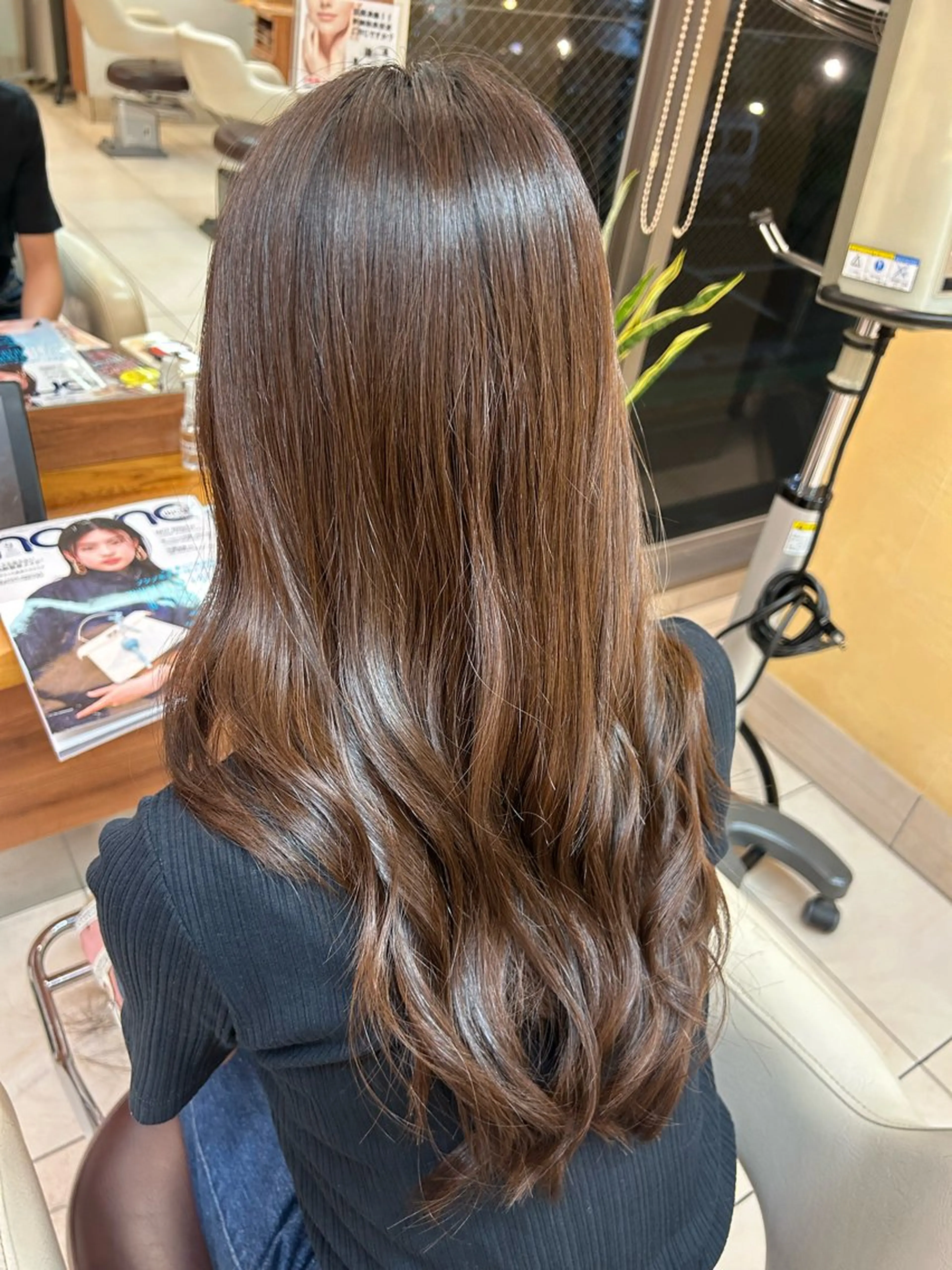 ロング 三瓶 公子のヘアスタイル