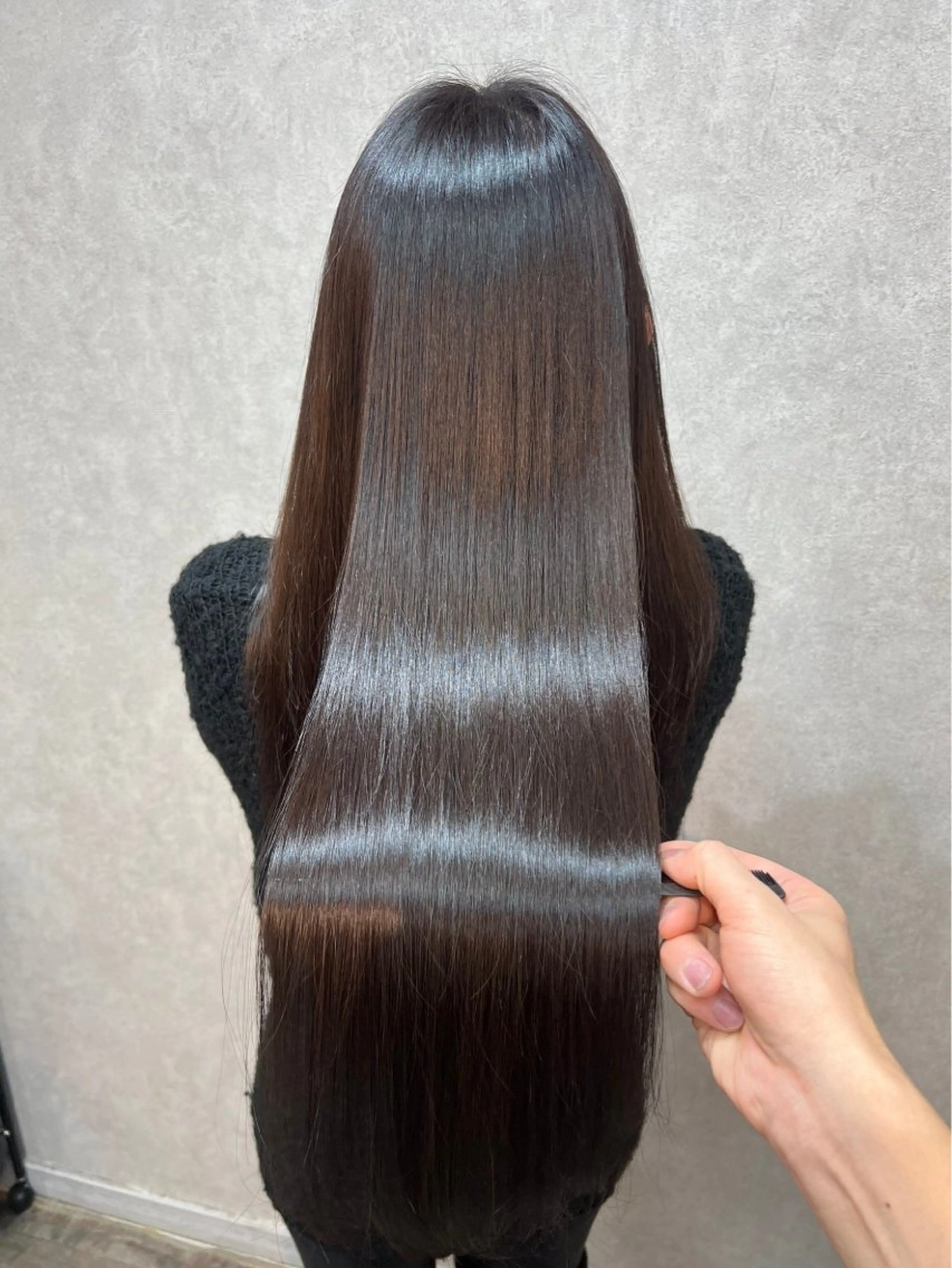 セミロング 髪質改善 トリートメント トリートメント ar clip所属・表参道/透明感カラー /髪質改善/駿太のヘアスタイル