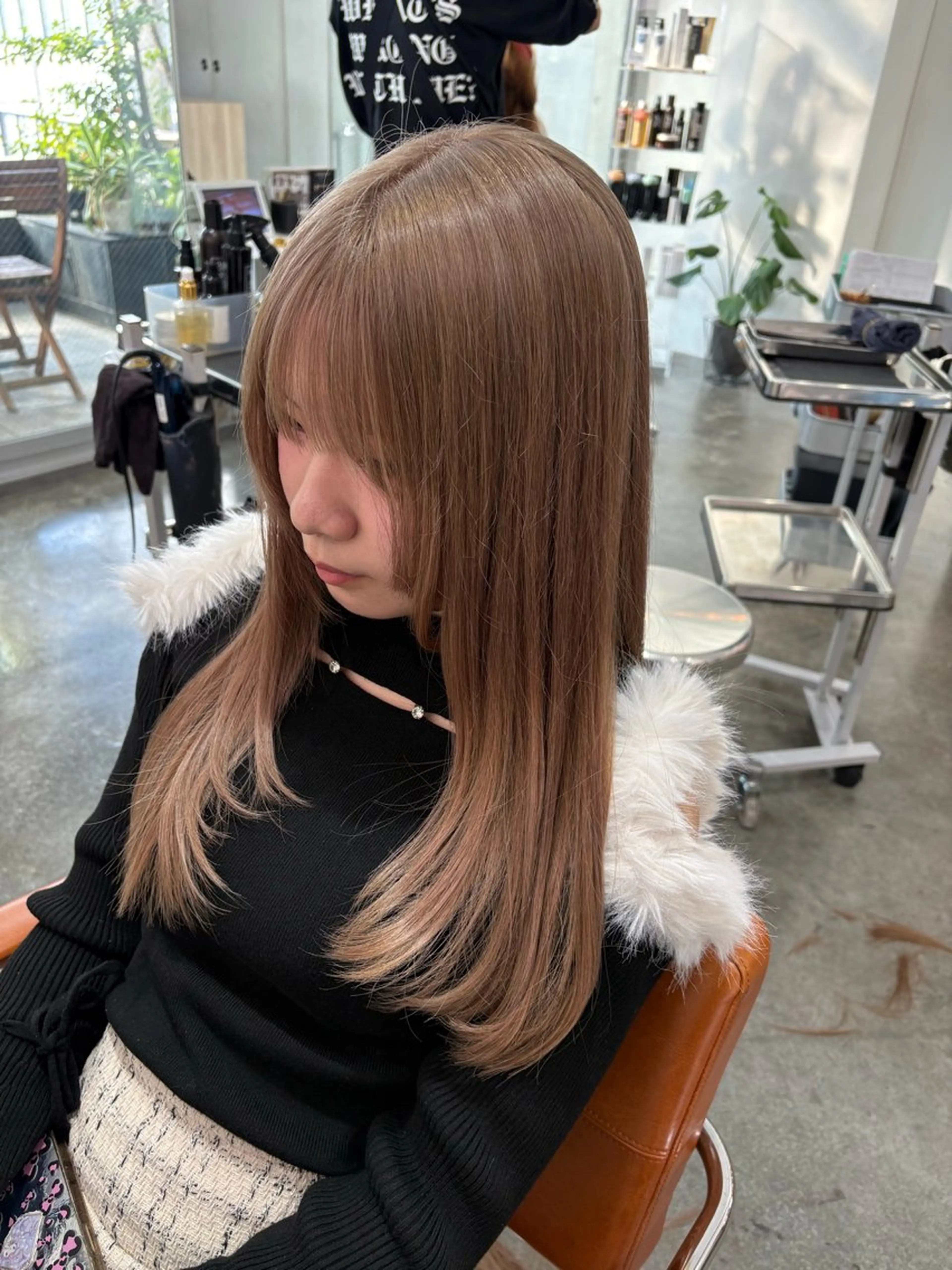 ミディアム ミディアムレイヤー レイヤーカット 🌟髪質改善/透明感 /艶カラー🌟羽立のヘアスタイル