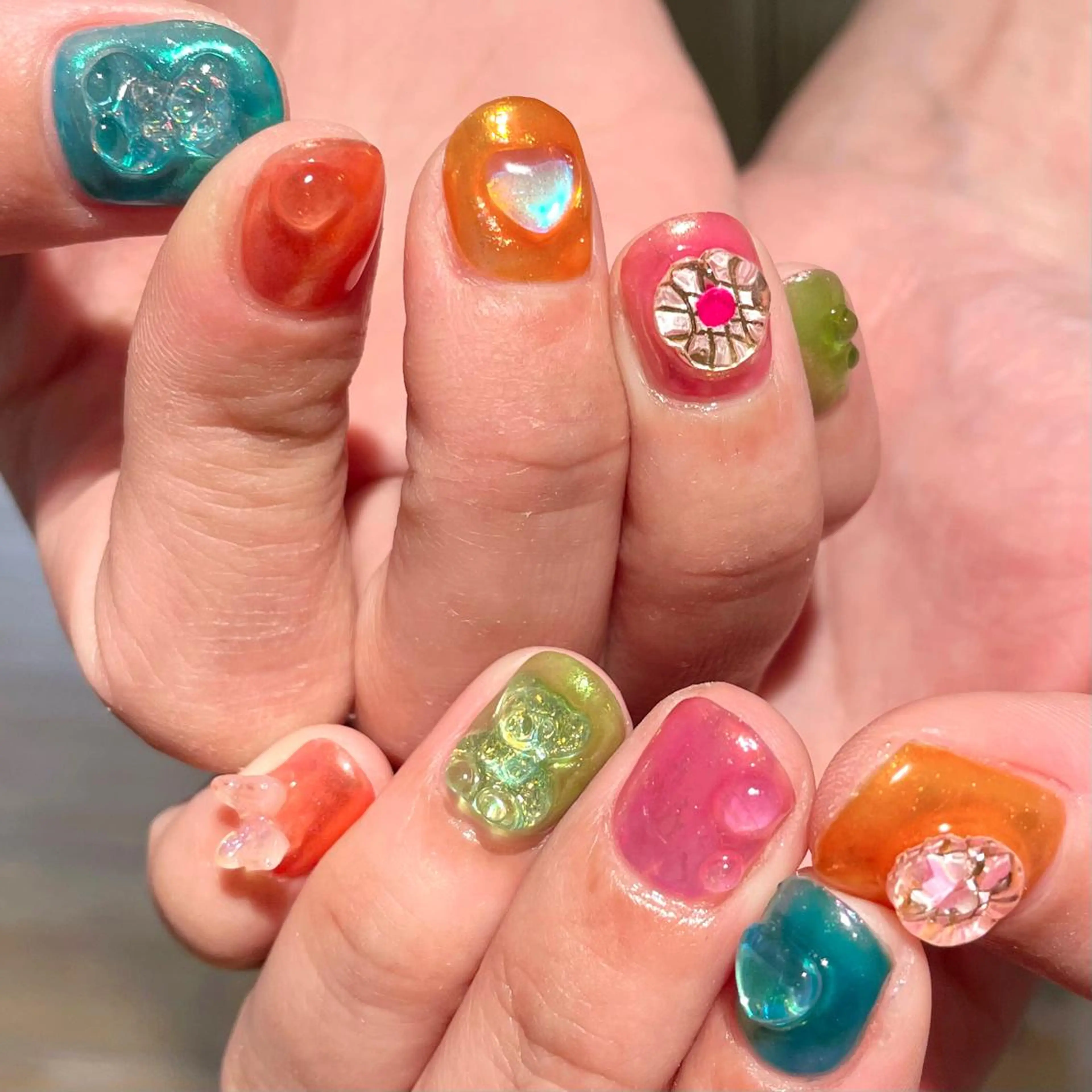 ネイル ハンドネイル 新井 ひなののネイルデザイン