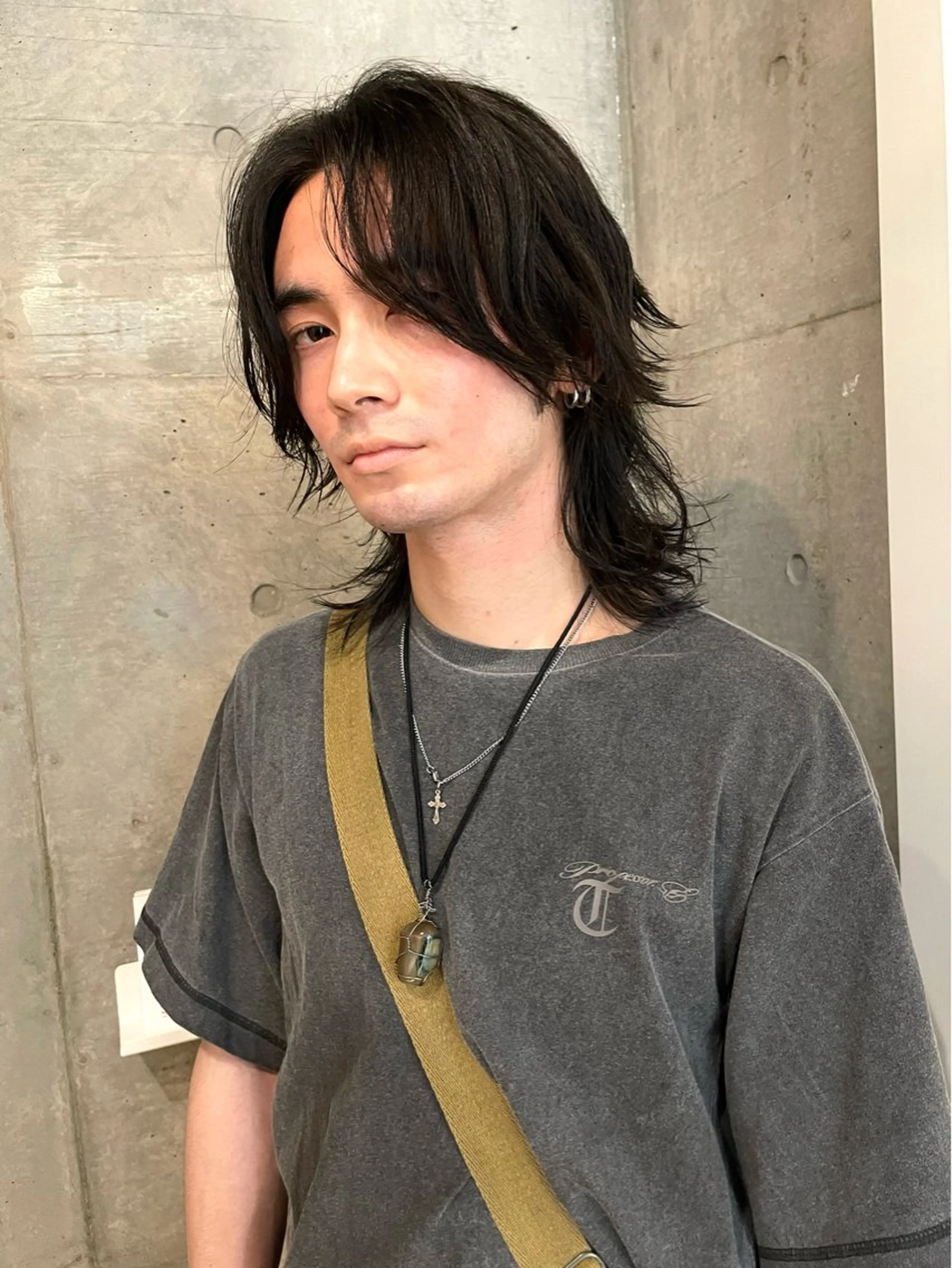 ミディアム メンズ カット レイヤーカットとハイ トーン/HIROKIのヘアスタイル